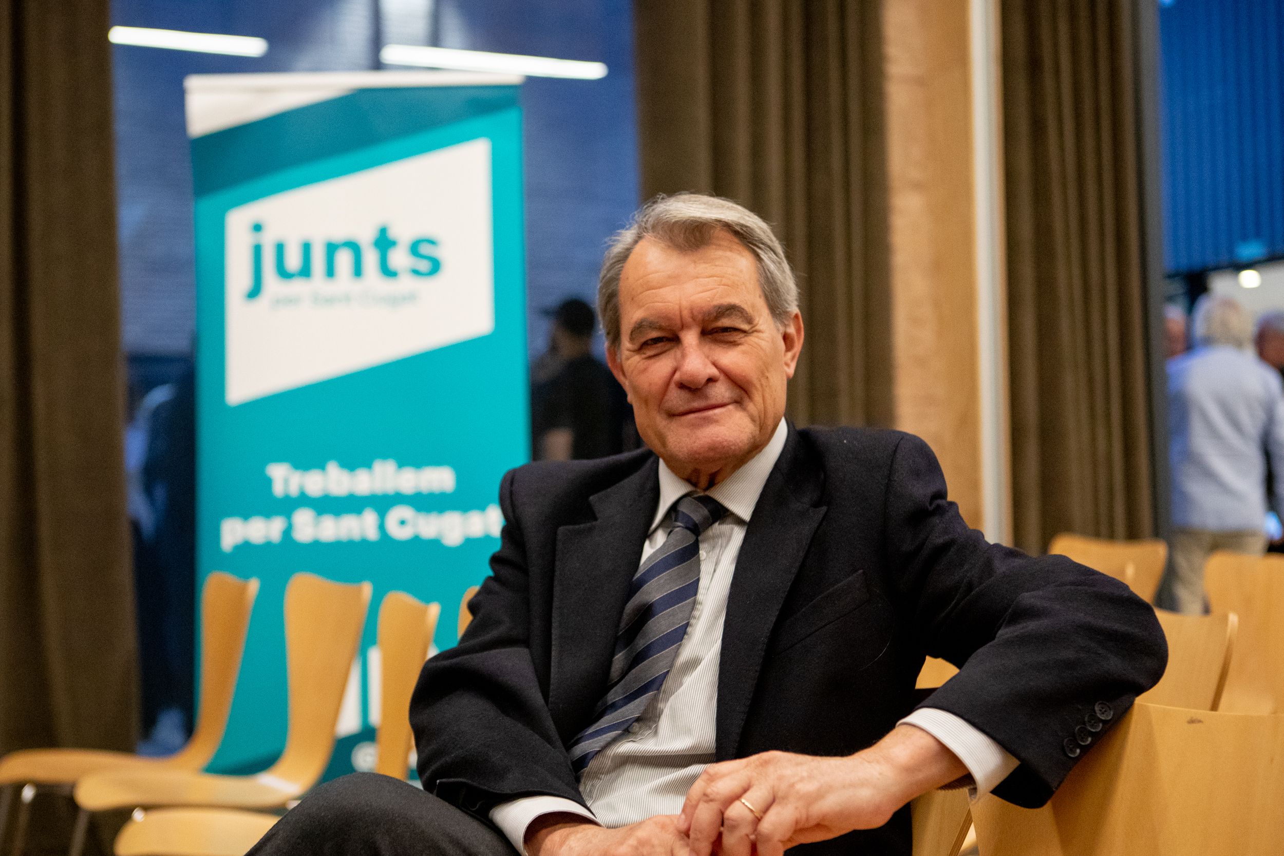 Acte de ratificació de Josep Maria Vallès. FOTO: Joana Arribas