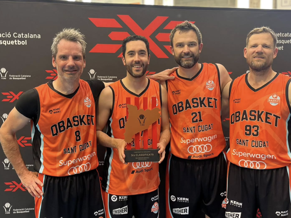 L'equip masculí del Qbasket Sant Cugat en el Campionat de Catalunya 3x3. FOTO: Cedida