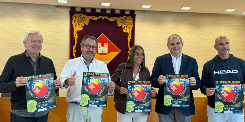 Presentació de la 13a edició del torneig solidari de pàdel #ForçaMiquel. FOTO: TOT Sant Cugat