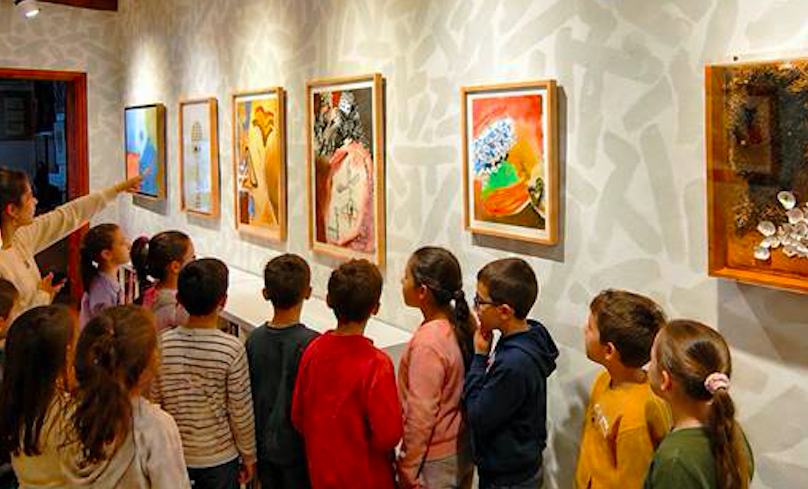 Visita familiar a Canals Galeria d’Art