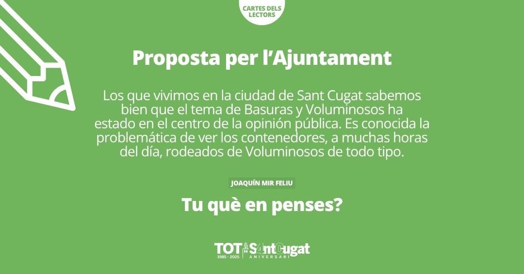 Cartes dels Lectors   TOT Sant Cugat   Històries Instagram 4