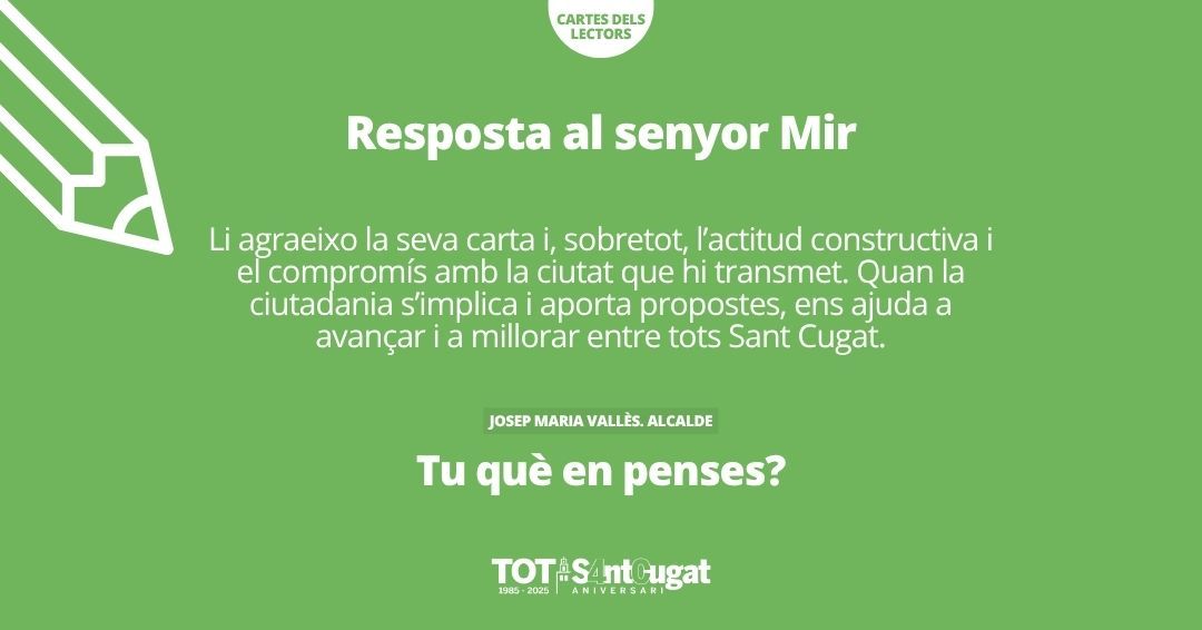 Cartes dels Lectors   TOT Sant Cugat   Històries Instagram 5