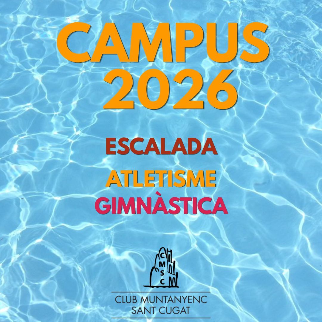 Vine al campus d’estiu del CMSC! FOTO: Cedida