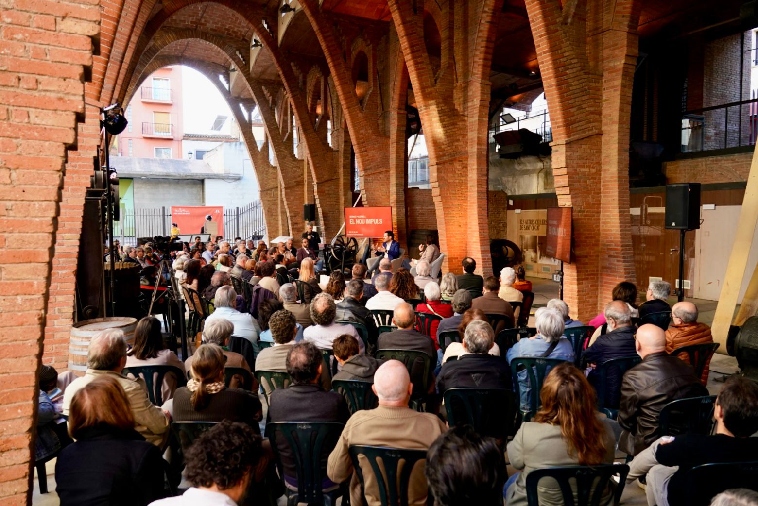 Acte de presentació com a alcaldable d'ERC de Bernat Picornell. FOTO: Mireia Comas (TOT Sant Cugat)