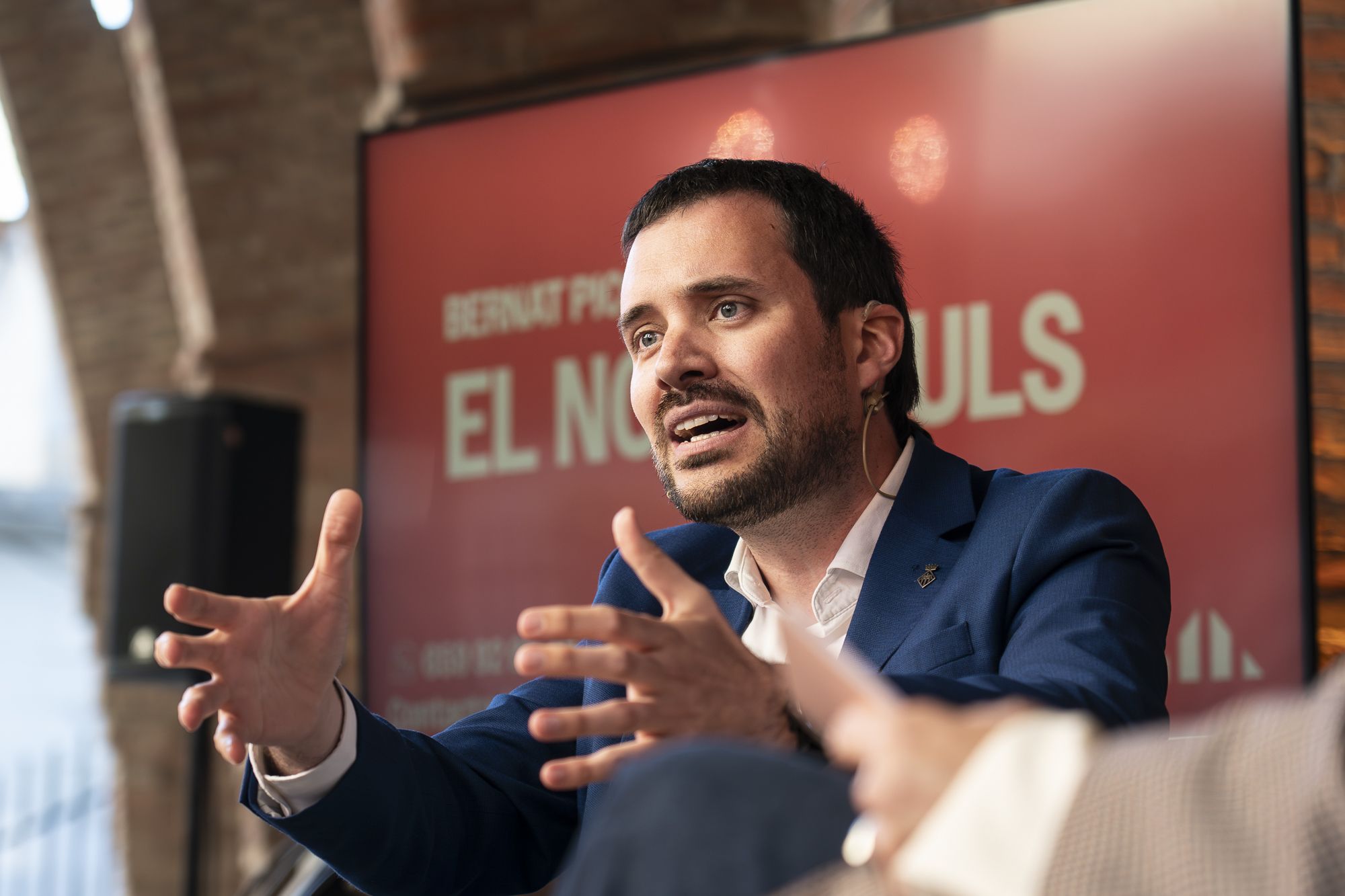 Presentació alcaldable ERC Bernat Picornell. FOTO: Mireia Comas