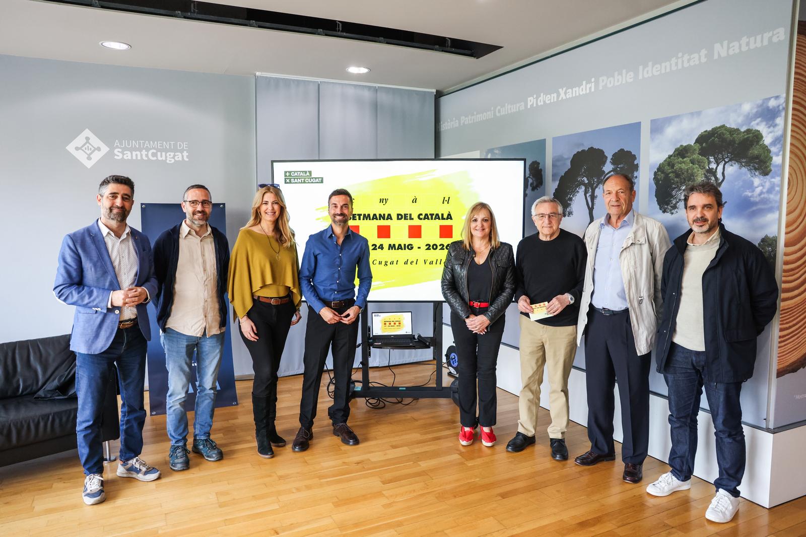 Presentació de la segona Setmana del Català. FOTO: Ajuntament.