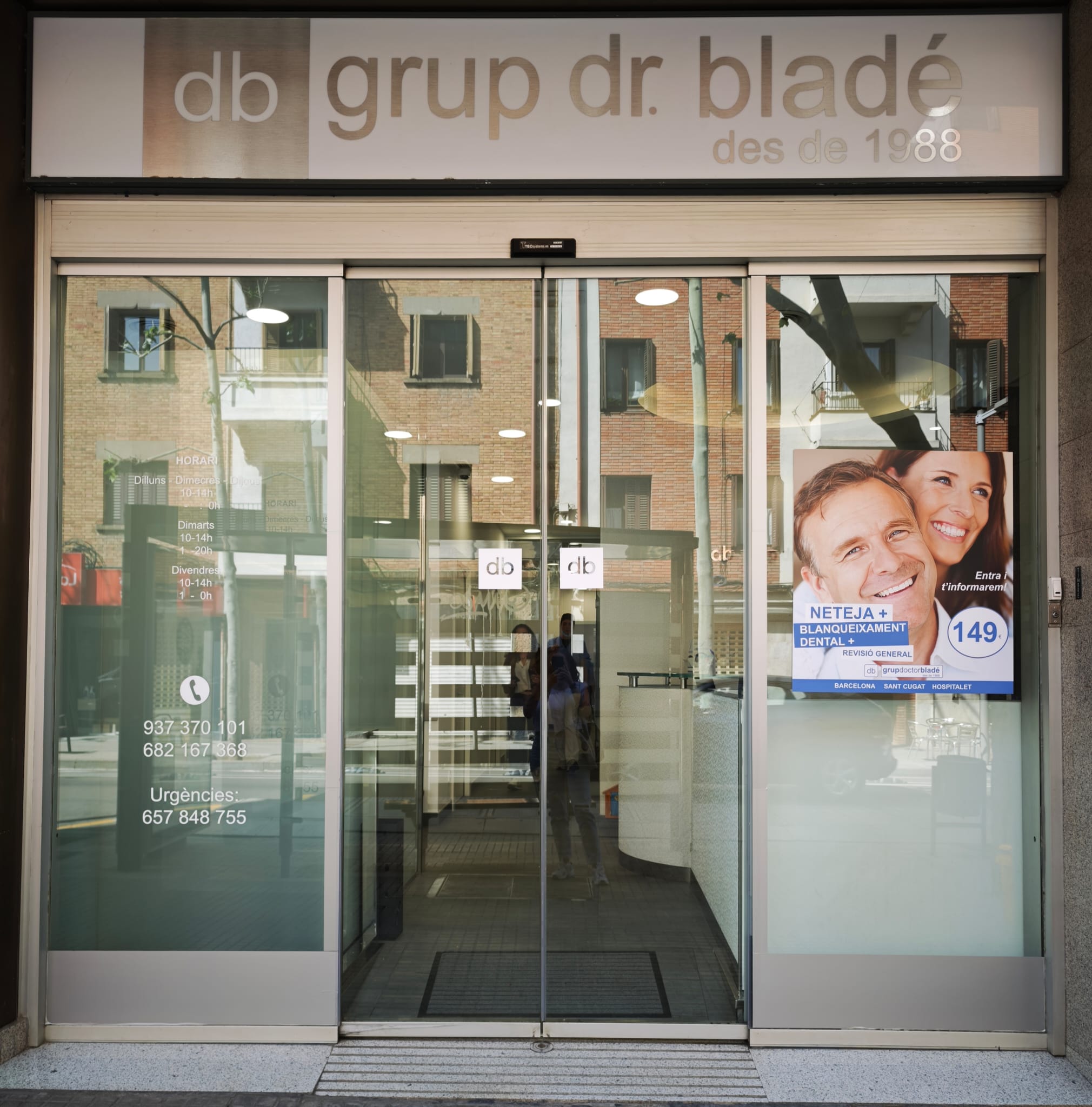 Façana del Grup Dr. Bladé. FOTO: Cedida