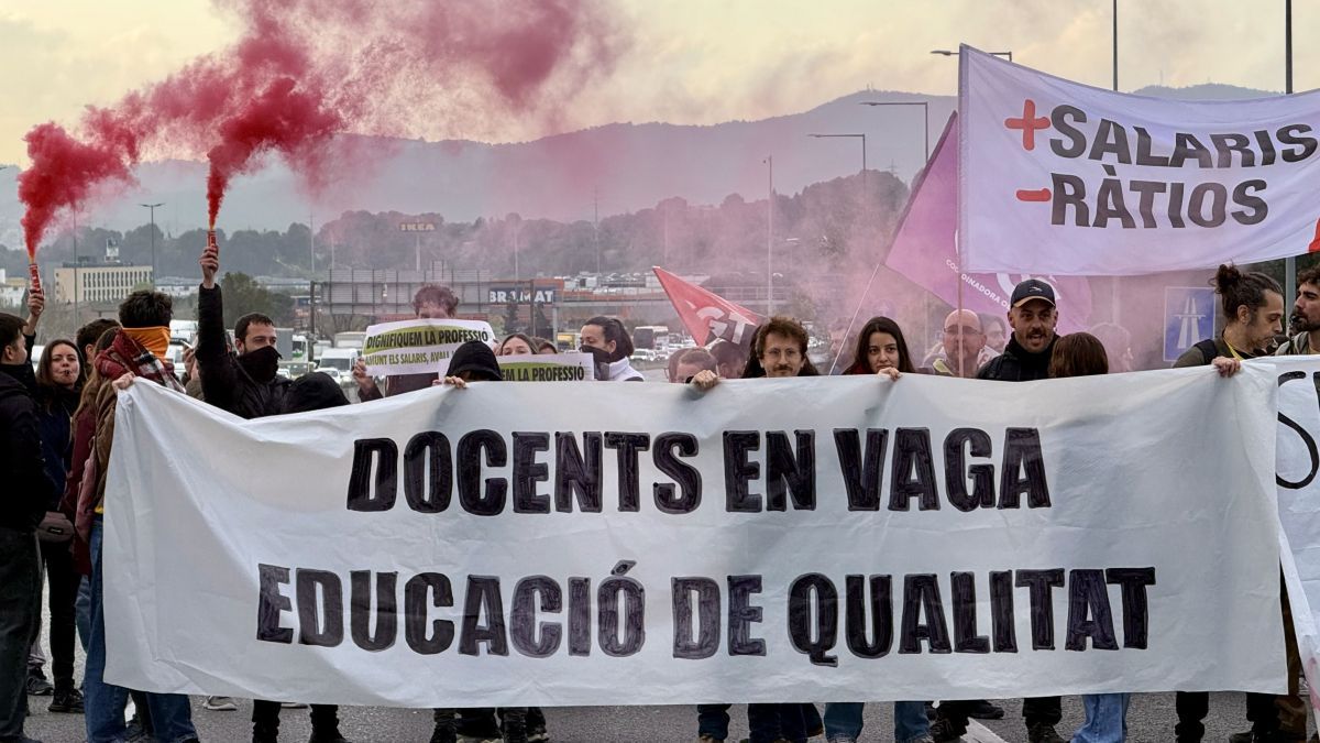 Vaga docent del 20 de març de 2026. FOTO: ACN