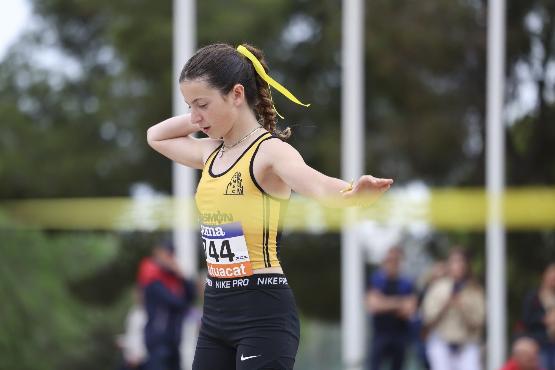 La tetratleta del Club Muntanyenc Sant Cugat Cayetana Domene. FOTO: Cedida