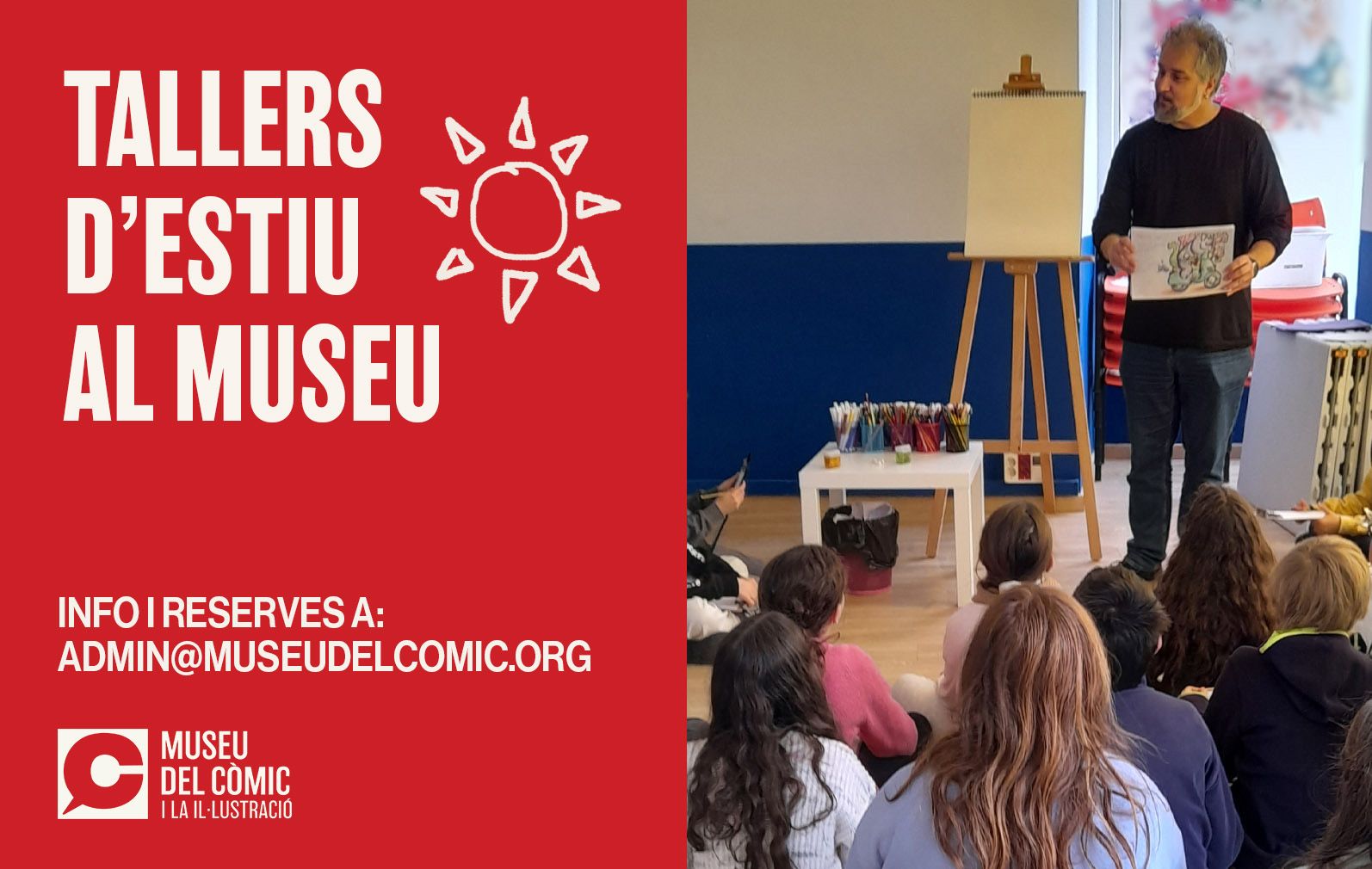 Taller d’estiu de còmics!. FOTO: Cedida