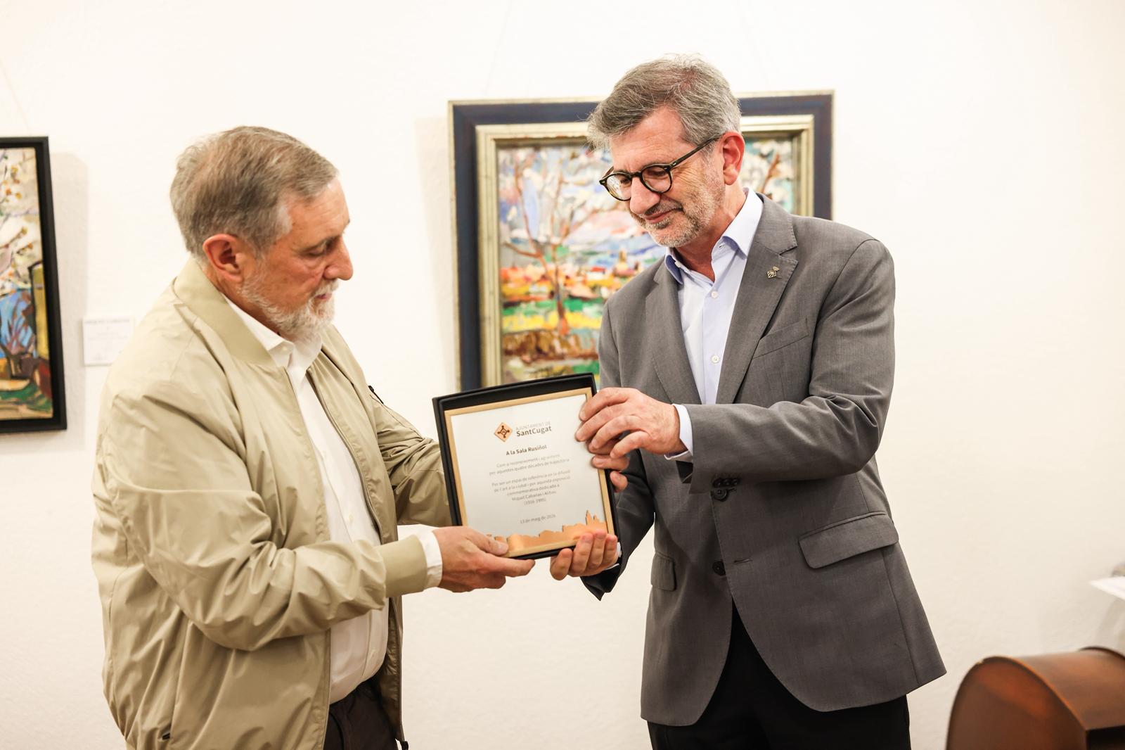 40 anys de la Sala Rusiñol. Inauguració de l'exposició 'Miquel Cabanas. La mirada que perdura'. FOTO:Ajuntament