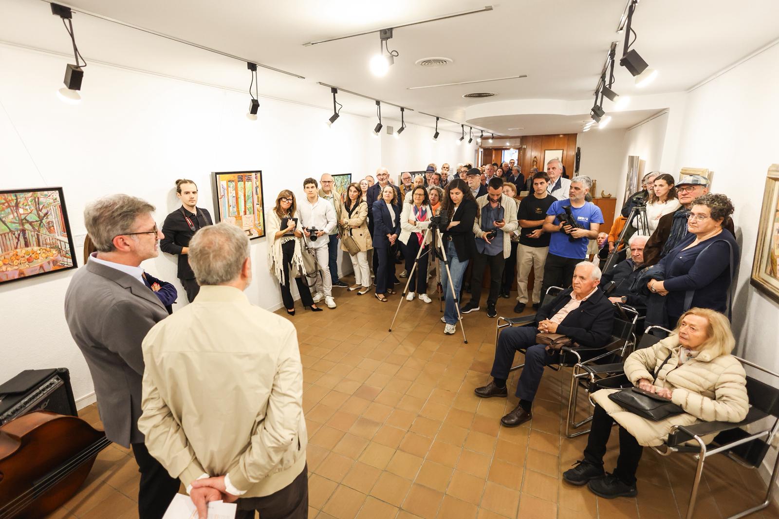 40 anys de la Sala Rusiñol. Inauguració de l'exposició 'Miquel Cabanas. La mirada que perdura'. FOTO:Ajuntament