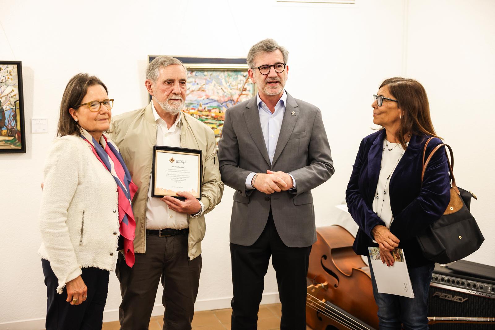 40 anys de la Sala Rusiñol. Inauguració de l'exposició 'Miquel Cabanas. La mirada que perdura'. FOTO:Ajuntament