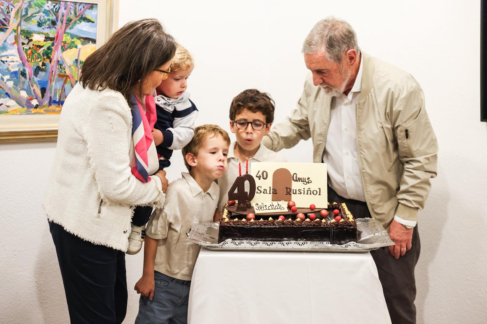 40 anys de la Sala Rusiñol. Inauguració de l'exposició 'Miquel Cabanas. La mirada que perdura'. FOTO:Ajuntament