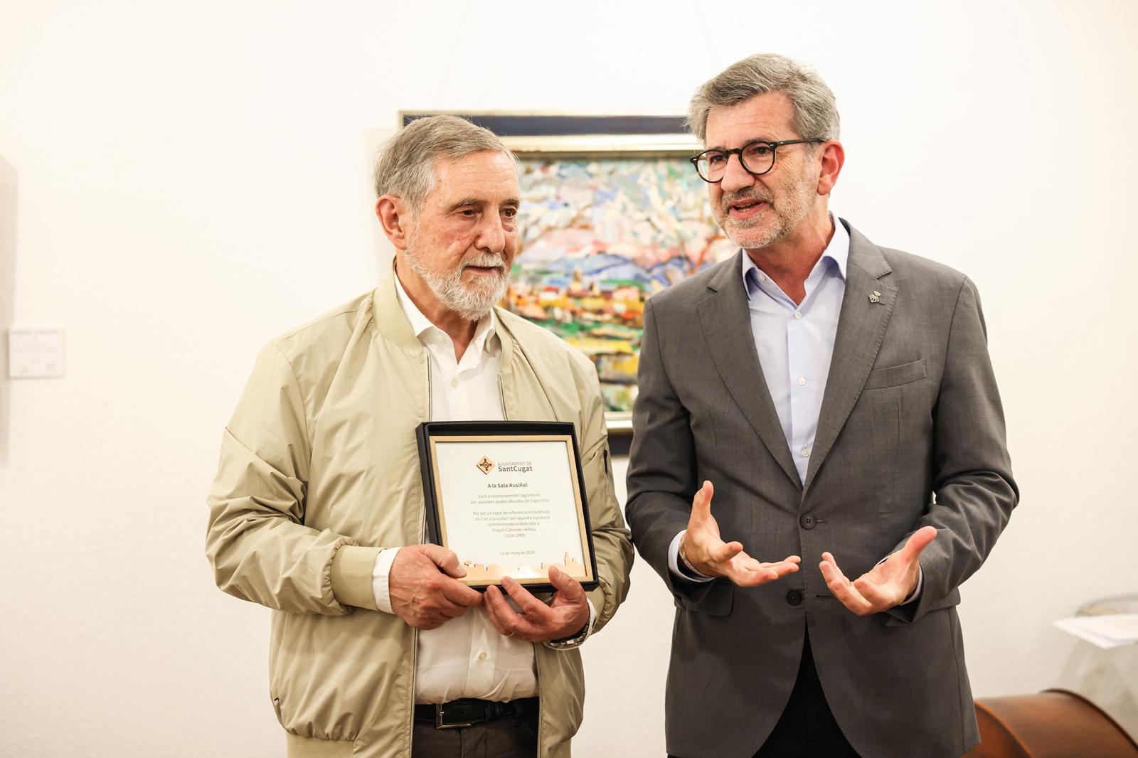 40 anys de la Sala Rusiñol. Inauguració de l'exposició 'Miquel Cabanas. La mirada que perdura'. FOTO:Ajuntament