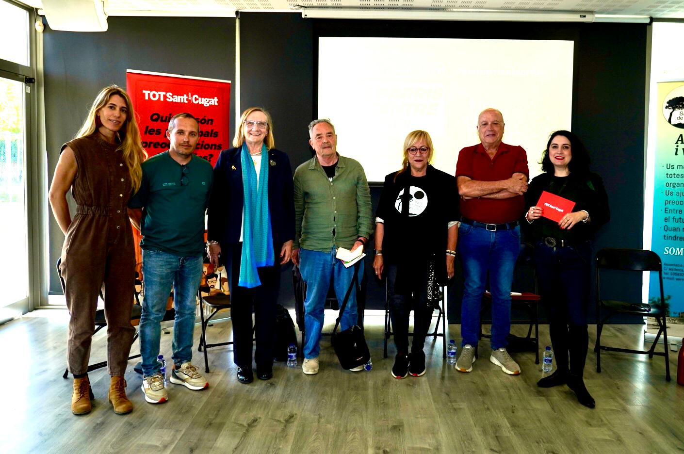 Debat a Mira-sol del cicle 'Els barris al centre'. FOTO: Mireia Comas (TOT Sant Cugat)