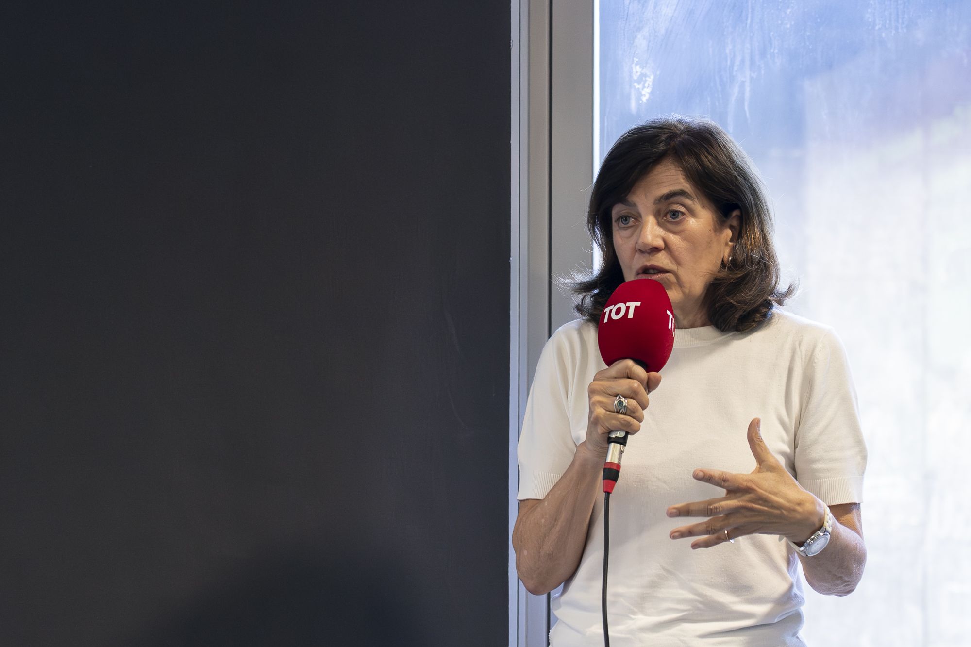 Debat a Mira-sol del cicle 'Els barris al centre'. FOTO: Mireia Comas