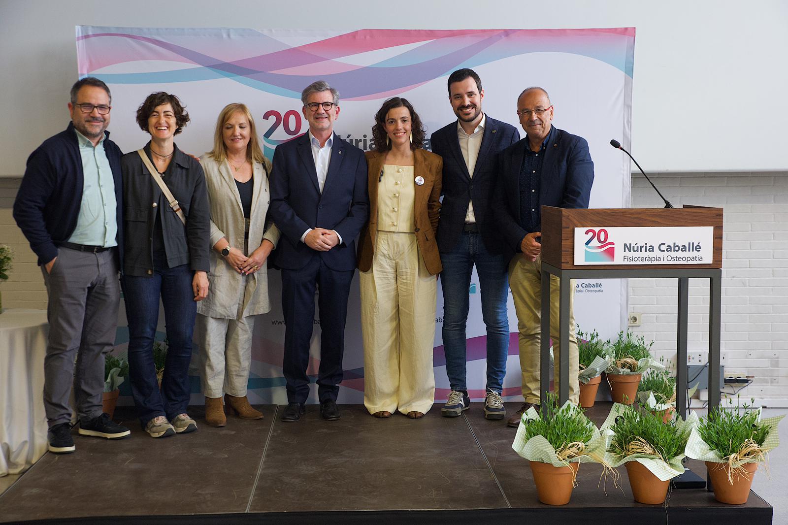 Festa del 20è aniversari del Centre Núria Caballé Fisioteràpia i Osteopatia. FOTO: Ajuntament