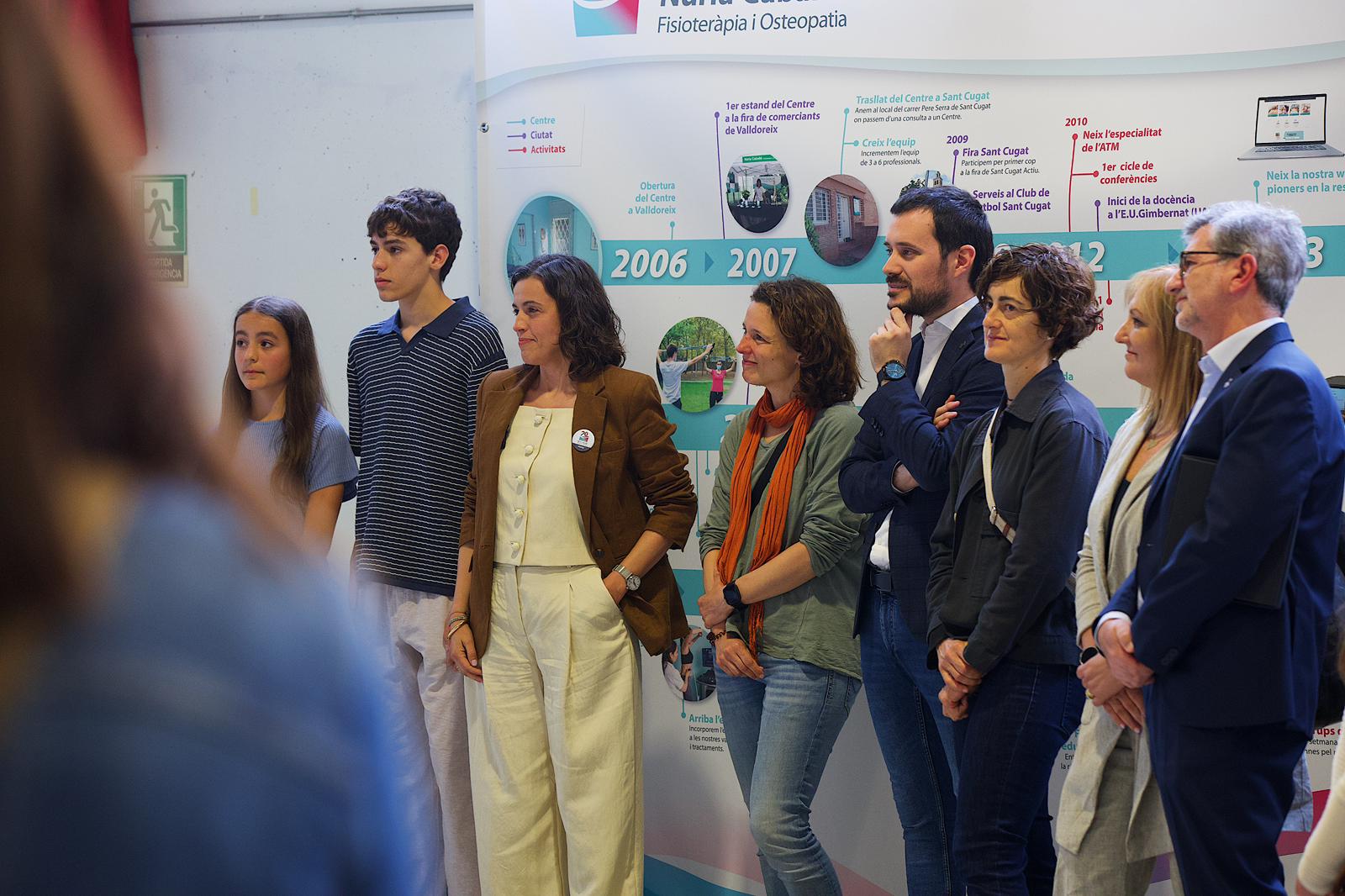 Festa del 20è aniversari del Centre Núria Caballé Fisioteràpia i Osteopatia. FOTO: Ajuntament