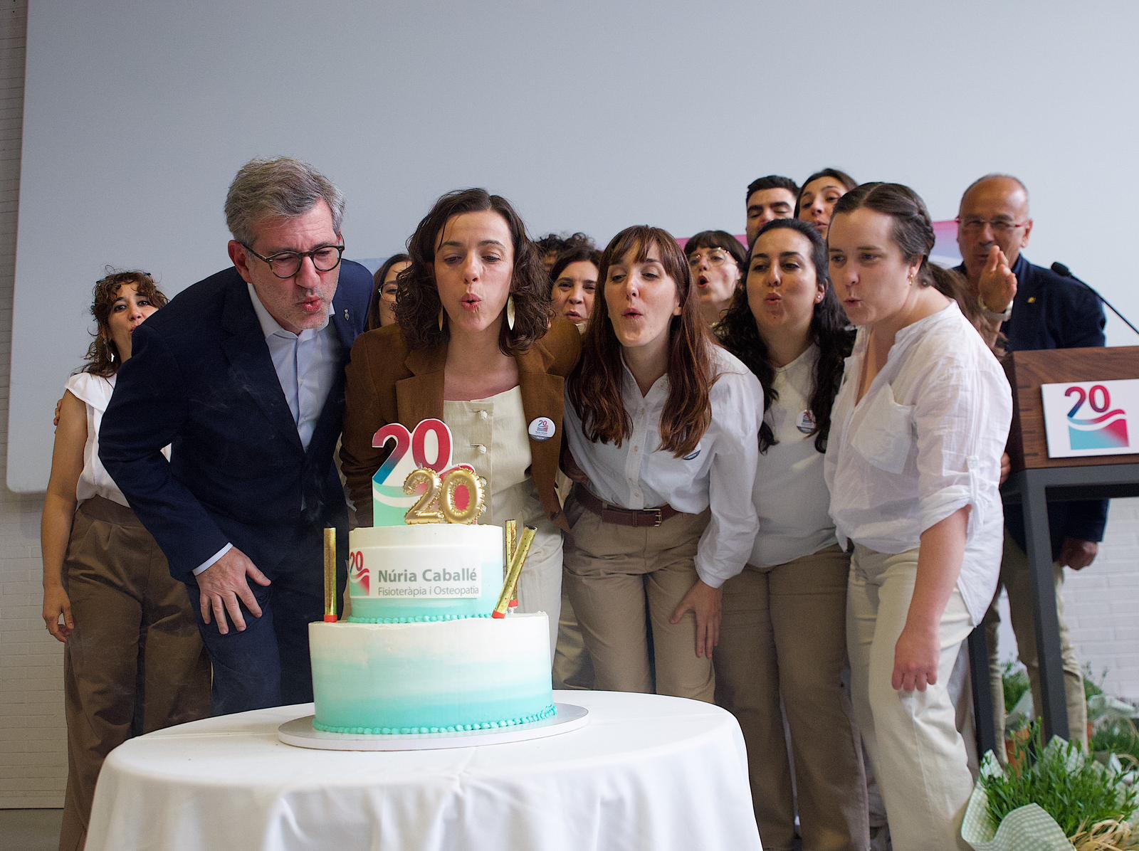 Festa del 20è aniversari del Centre Núria Caballé Fisioteràpia i Osteopatia. FOTO: Ajuntament