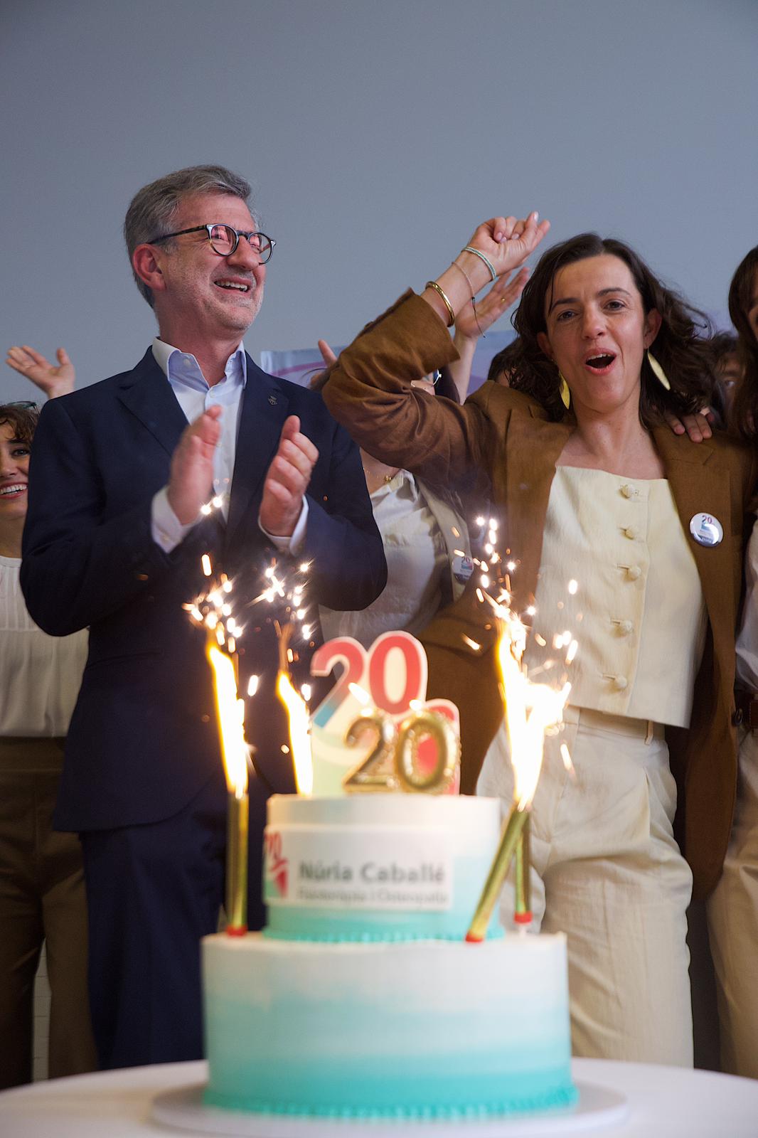Festa del 20è aniversari del Centre Núria Caballé Fisioteràpia i Osteopatia. FOTO: Ajuntament