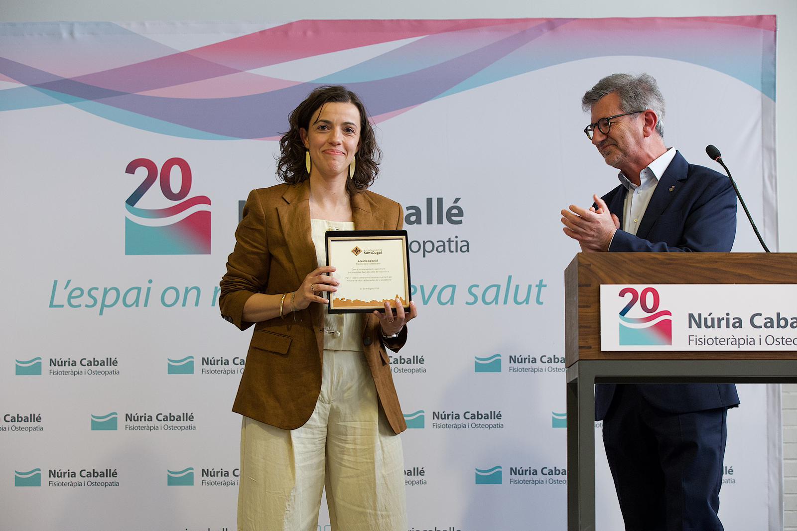 Festa del 20è aniversari del Centre Núria Caballé Fisioteràpia i Osteopatia. FOTO: Ajuntament