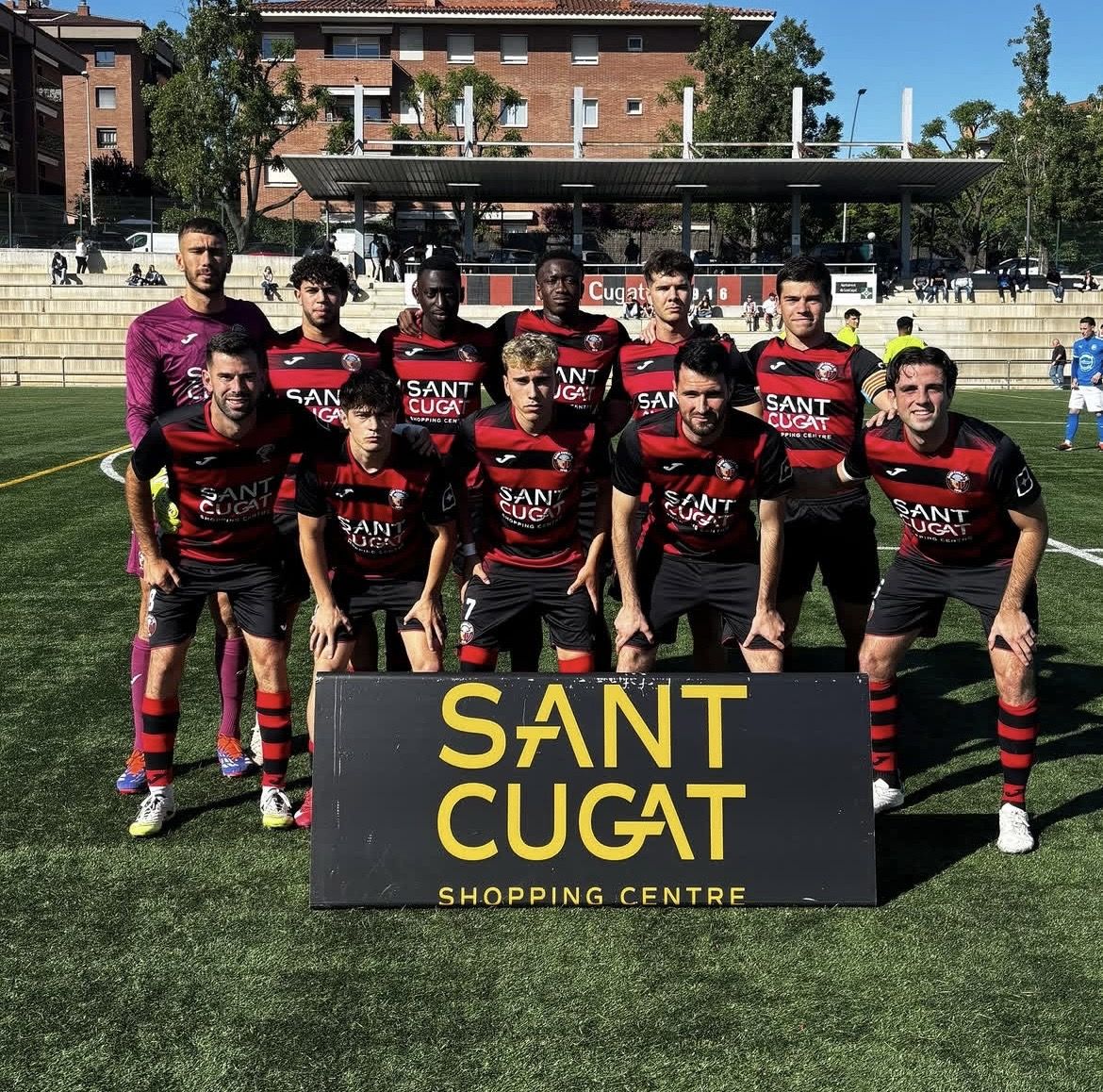 El Sant Cugat FC es queda sense fase d'ascens en caure contra la UE Rapitenca. FOTO: Cedida