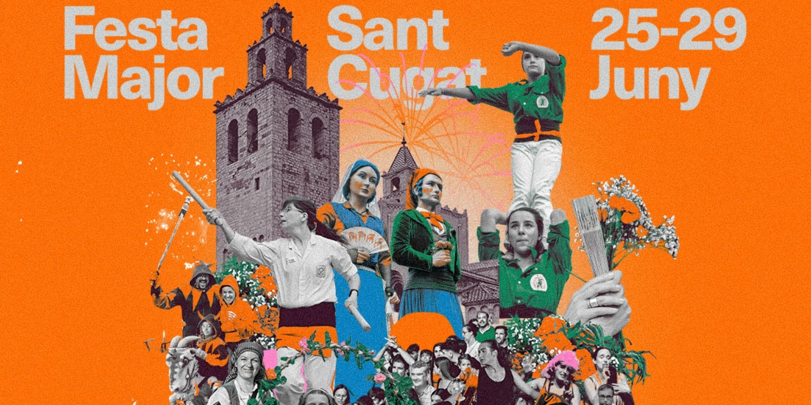 Cartell de la Festa Major de Sant Cugat 2025. FOTO: Ajuntament.