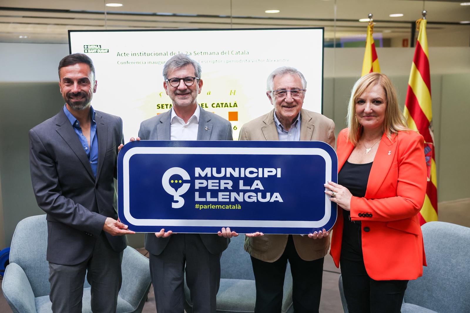 Acte d'inauguració de la Setmana del Català. FOTO: Ajuntament
