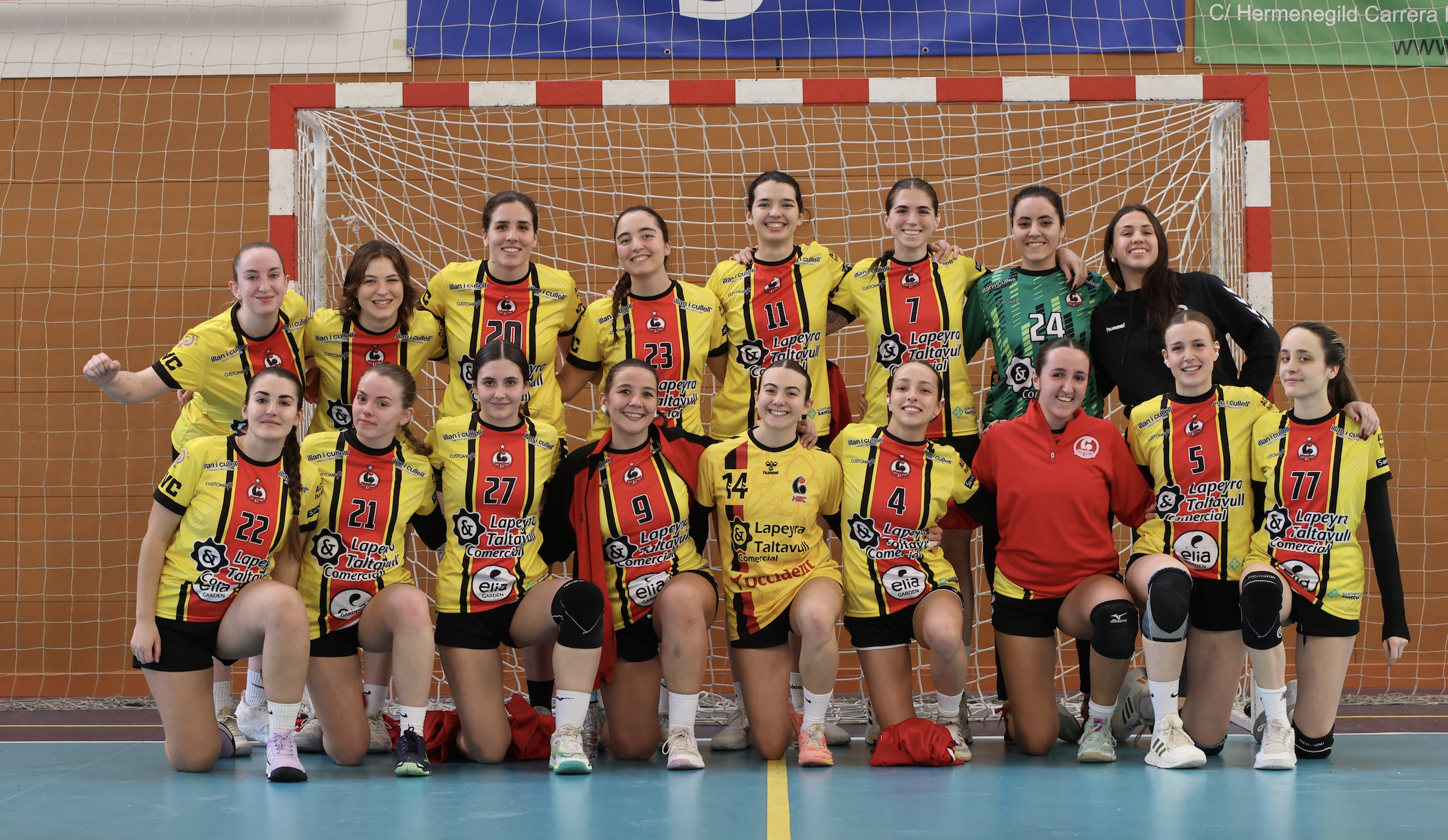 El femení del Club Handbol Sant Cugat jugarà les seves primeres fases d'ascens. FOTO: Cedida
