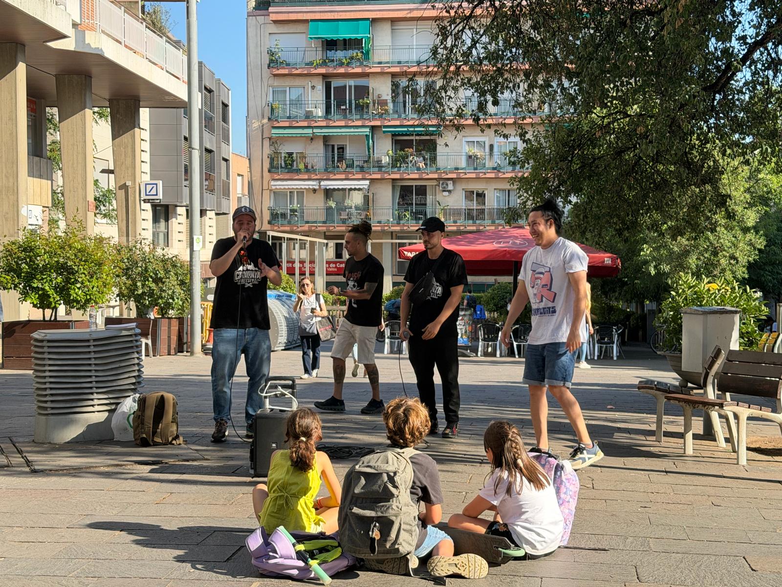Batalla de galls en català per part de Catalunya Freestyle. FOTO: TOT Sant Cugat