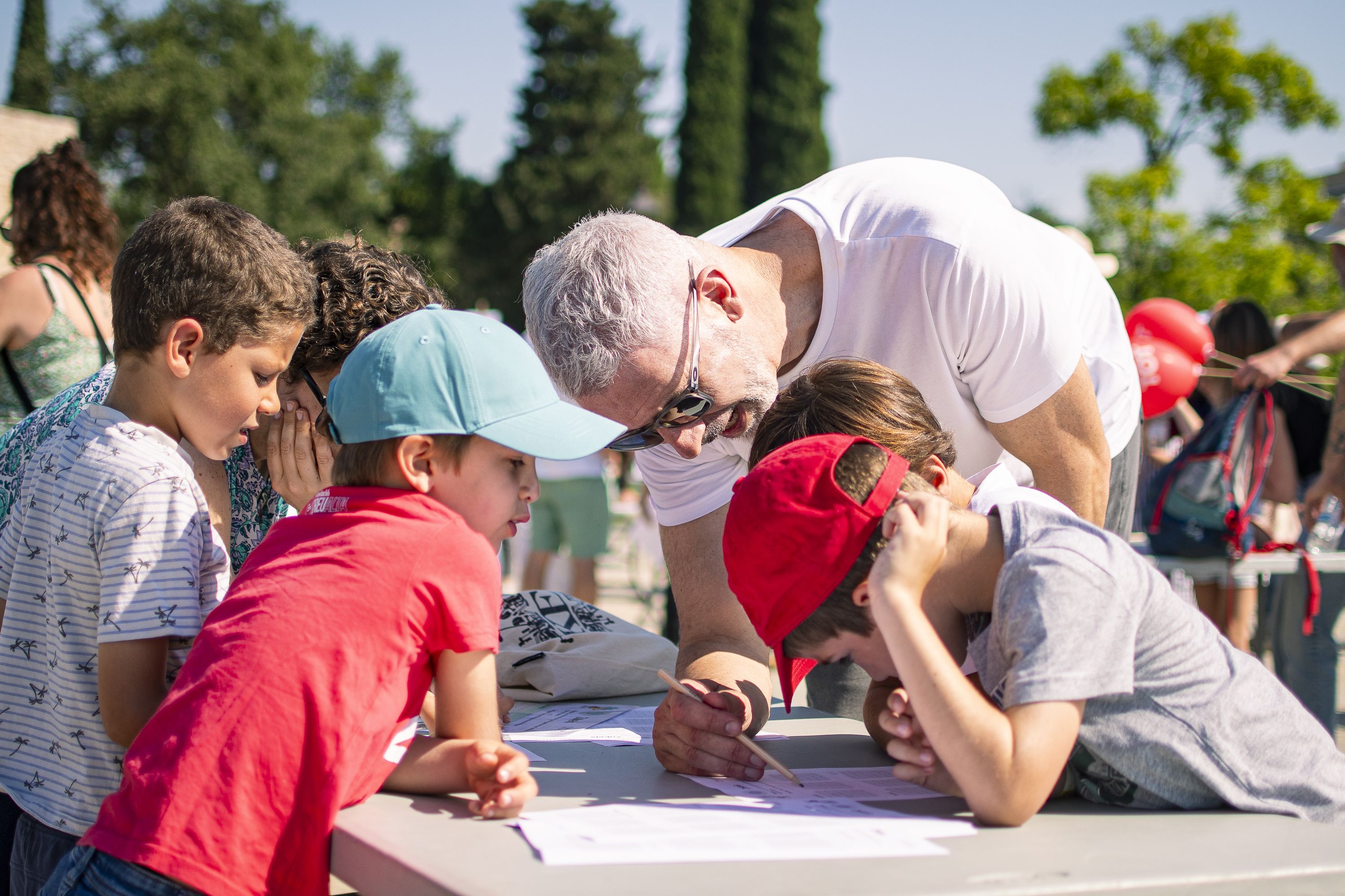 Uns 800 infants participen en la Gimcamath, una gimcana de matemàtiques a Sant Cugat FOTO: Pol Rodríguez 