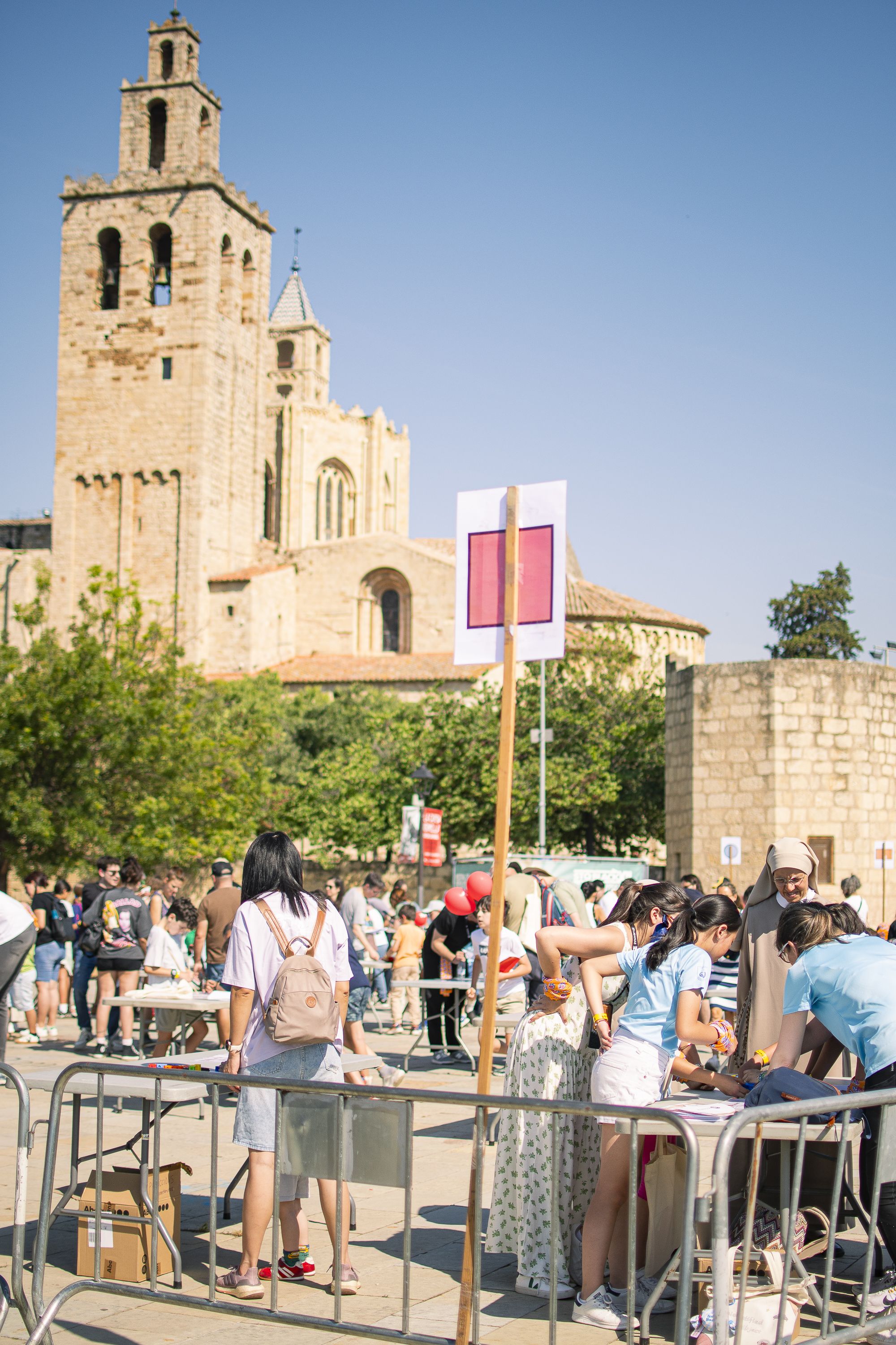 Uns 800 infants participen en la Gimcamath, una gimcana de matemàtiques a Sant Cugat FOTO: Pol Rodríguez 