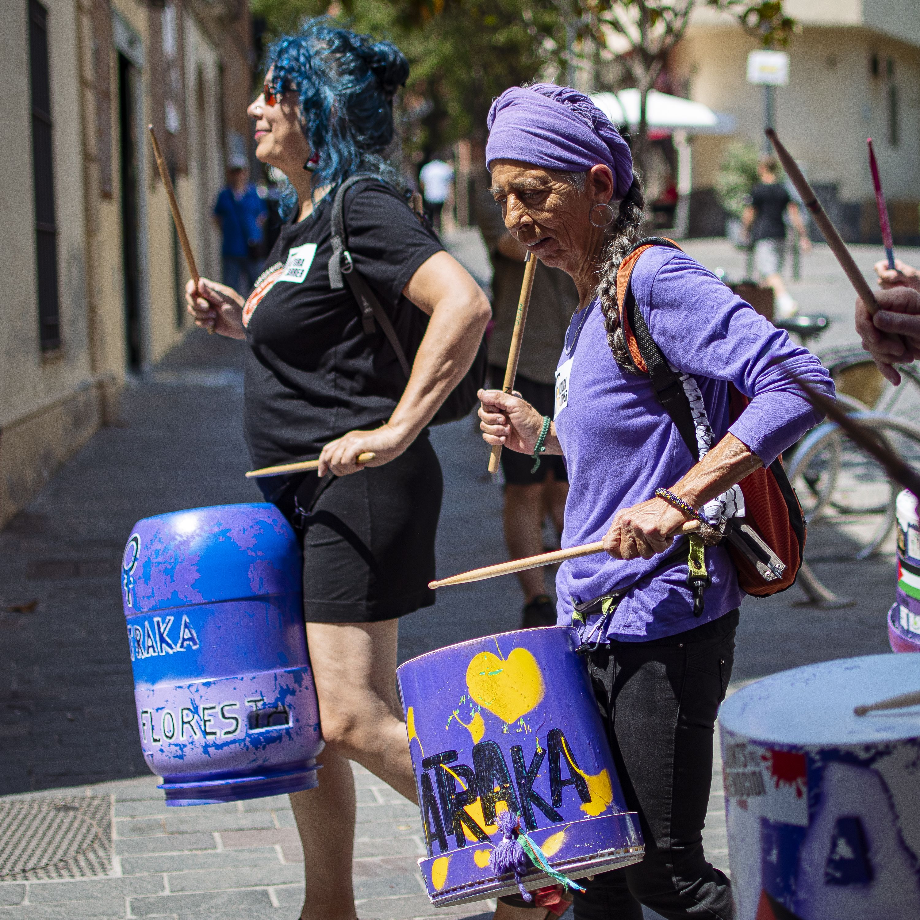 Més de 200 persones es manifesten amb la plataforma Cultura al carrer FOTO: Pol Rodríguez (TOT Sant Cugat)