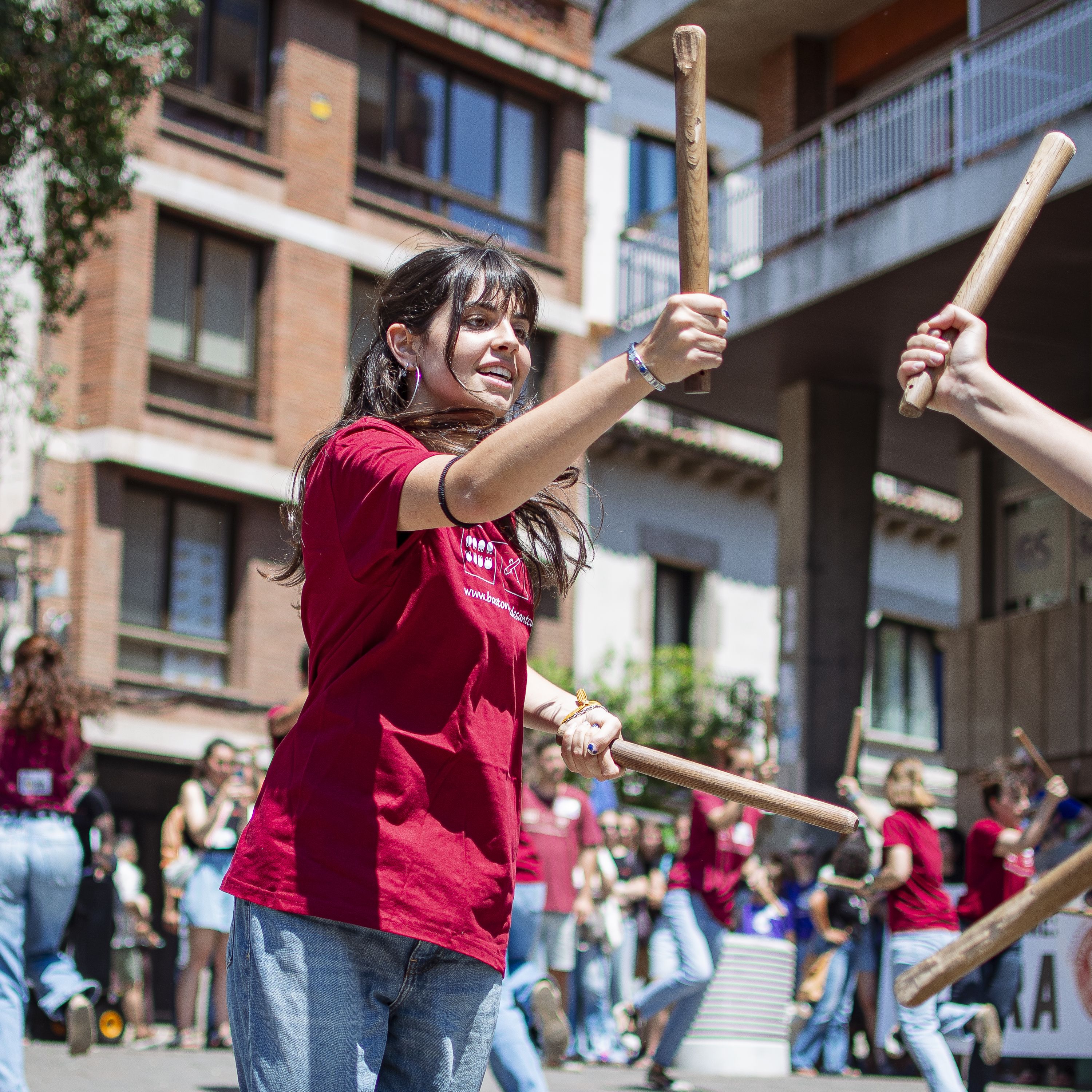Més de 200 persones es manifesten amb la plataforma Cultura al carrer FOTO: Pol Rodríguez (TOT Sant Cugat)