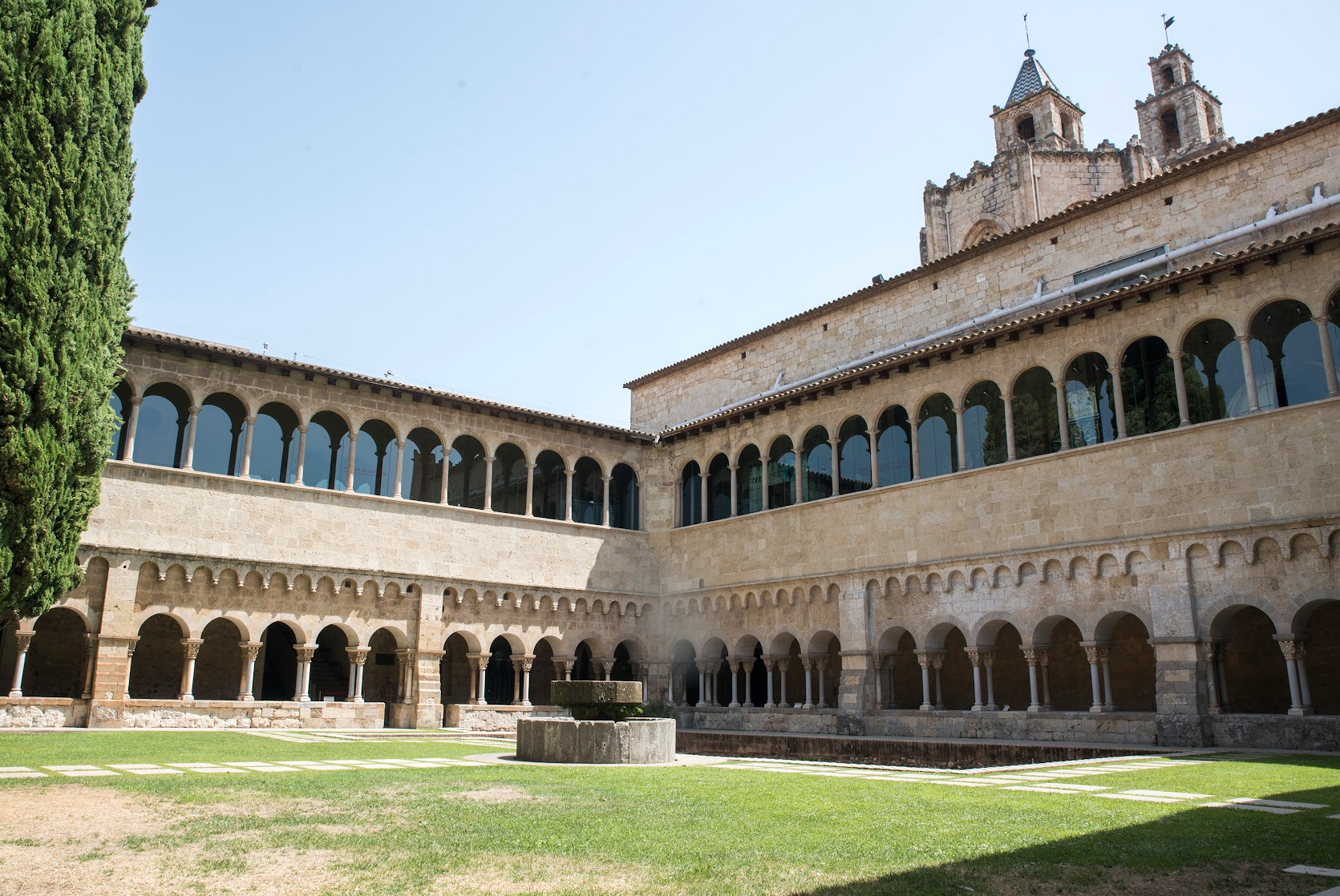 El Claustre del Monestir de Sant Cugat FOTO: Bernat Millet (TOT Sant Cugat)