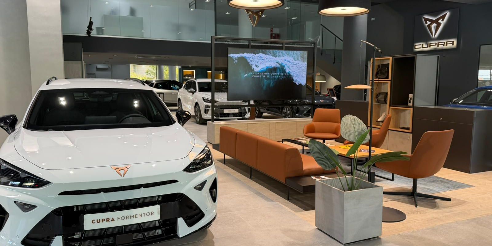 Instal·lacions  de CUPRA City Garage a Sant Cugat. FOTO: Cedida
