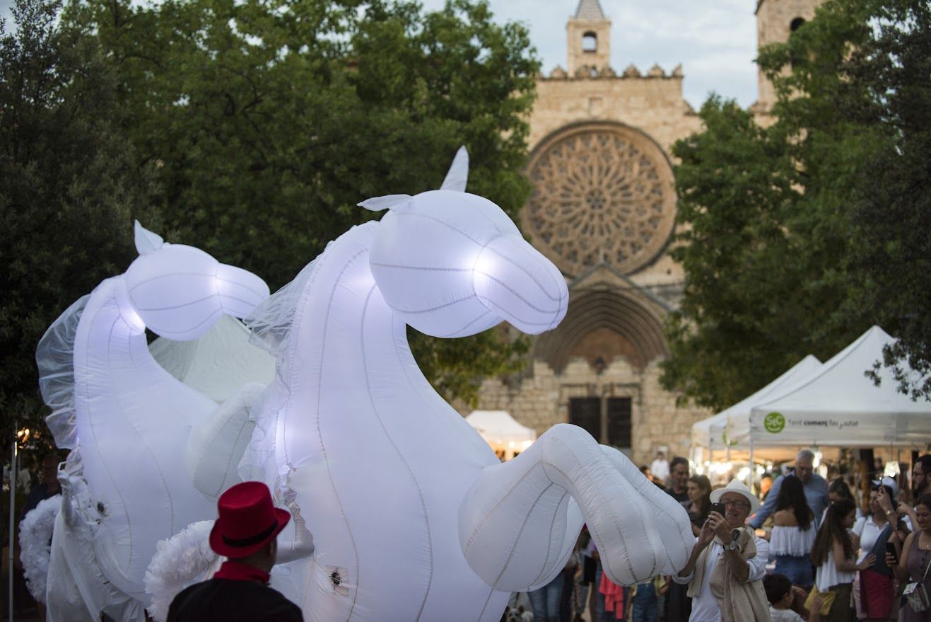 Una de les darreres edicions de La Nit en Blanc. FOTO: Bernat Millet
