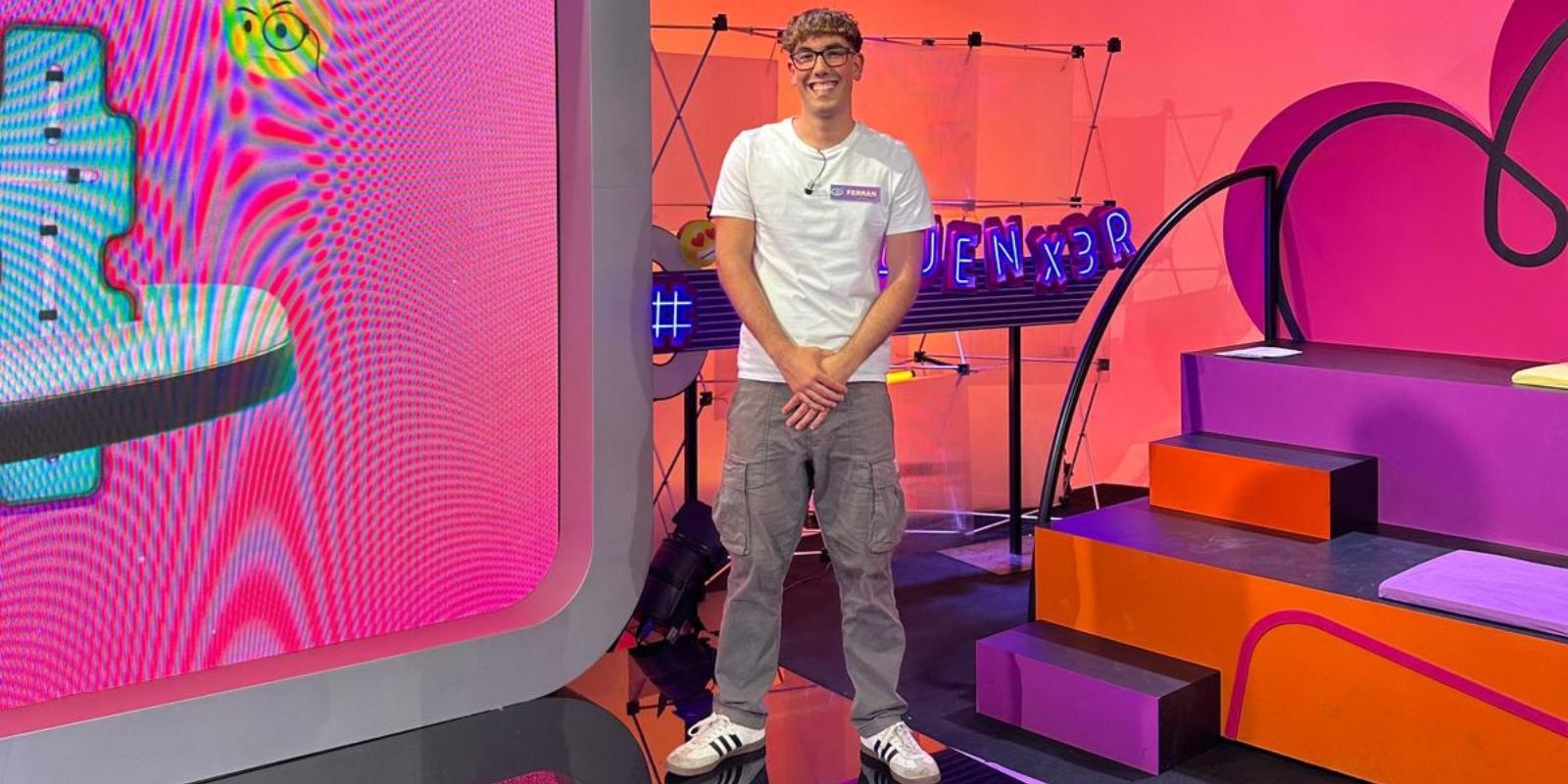 El santcugatenc Ferran Sempere al programa InfluenX3r de 3Cat. FOTO: Cedida.