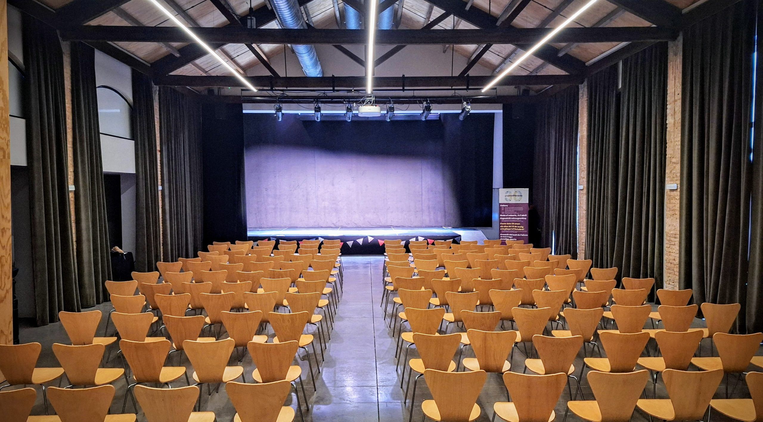 La Sala Clavé de La Unió Centre Cultural. FOTO: La Unió Centre Cultural