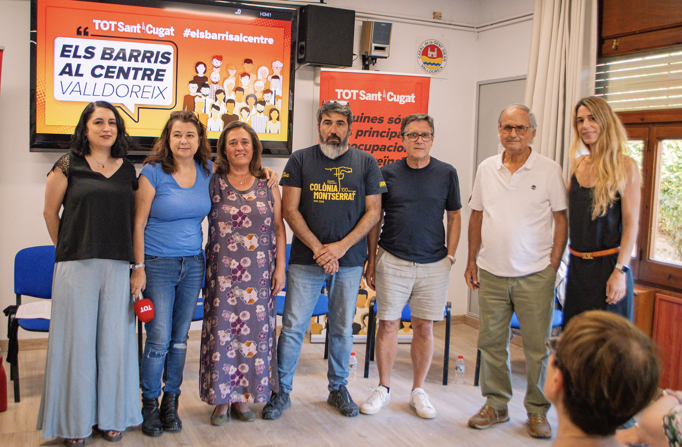 Els barris al centre a Valldoreix. FOTO. Pol Rodríguez (TOT Sant Cugat)