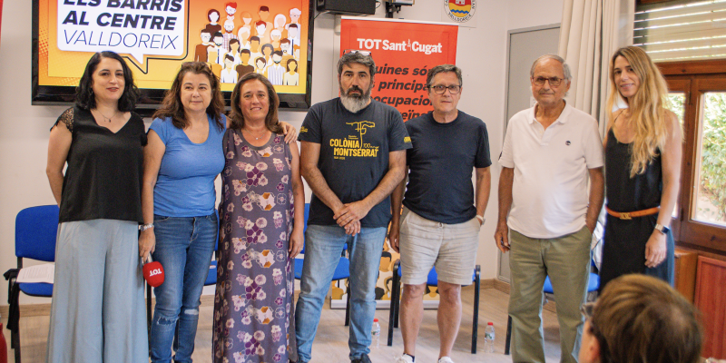 Els barris al centre a Valldoreix. FOTO. Pol Rodríguez (TOT Sant Cugat)