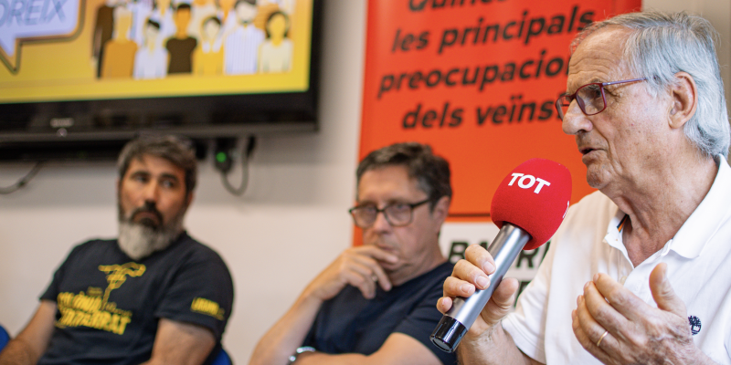 Els barris al centre a Valldoreix. FOTO. Pol Rodríguez (TOT Sant Cugat)