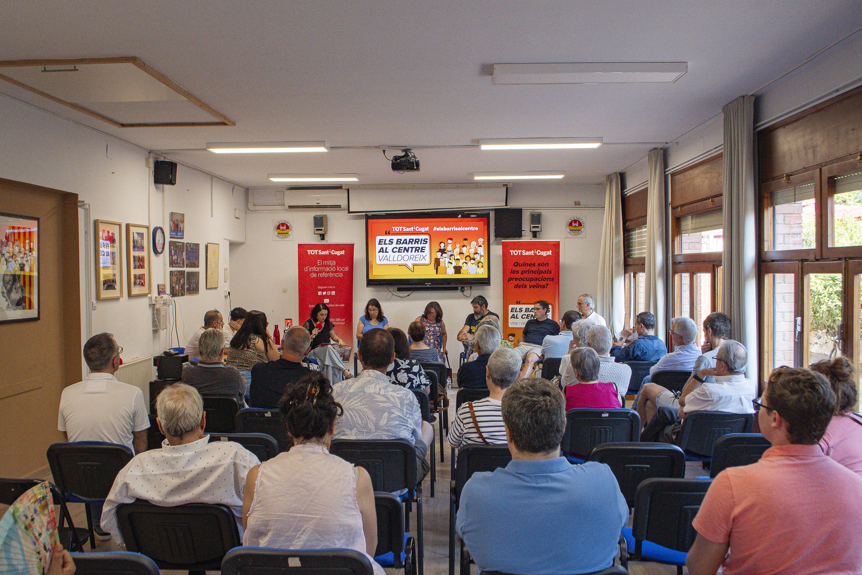 Els barris al centre a Valldoreix. FOTO. Pol Rodríguez (TOT Sant Cugat)