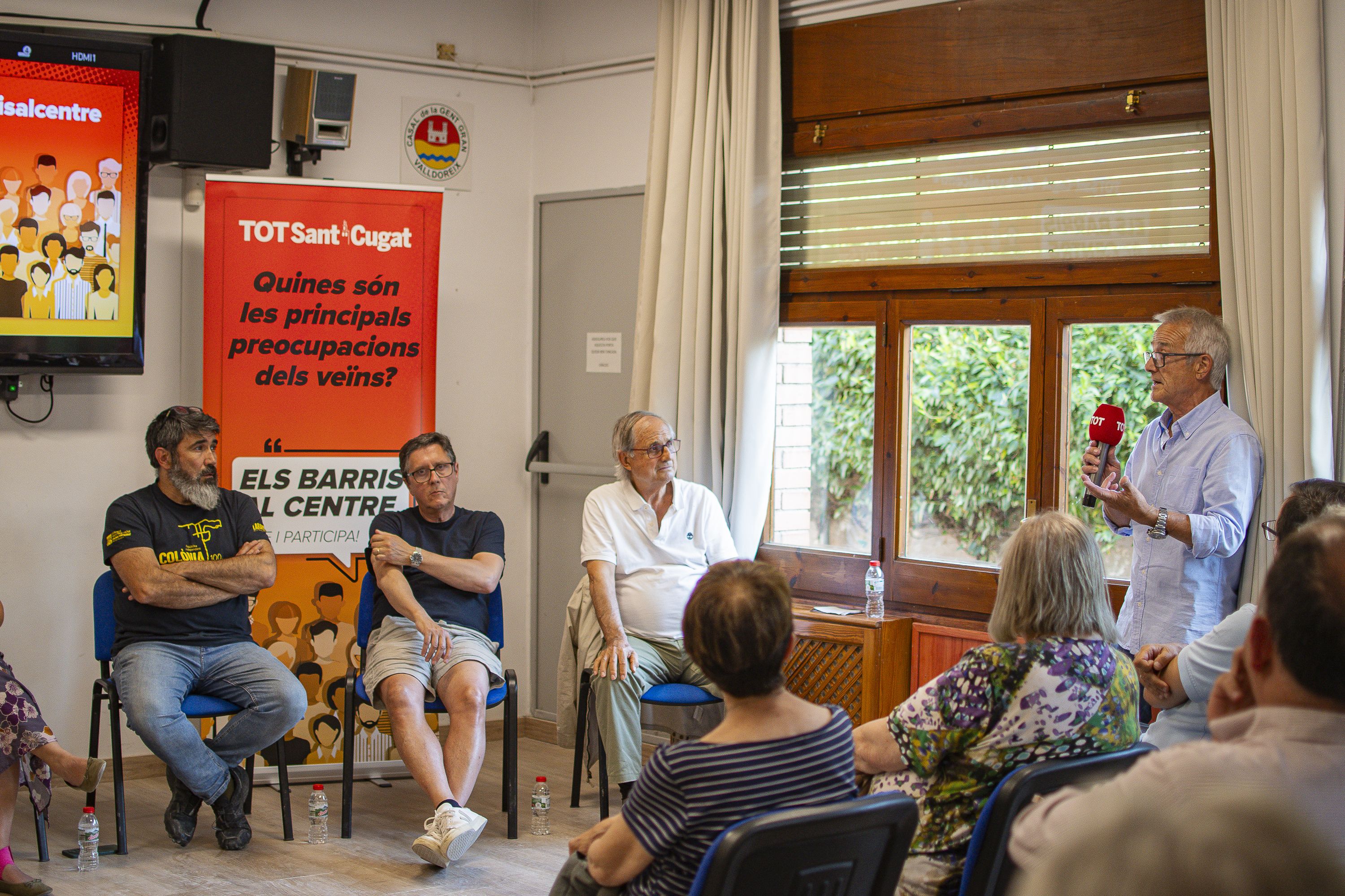 Els barris al centre a Valldoreix. FOTO. Pol Rodríguez (TOT Sant Cugat)