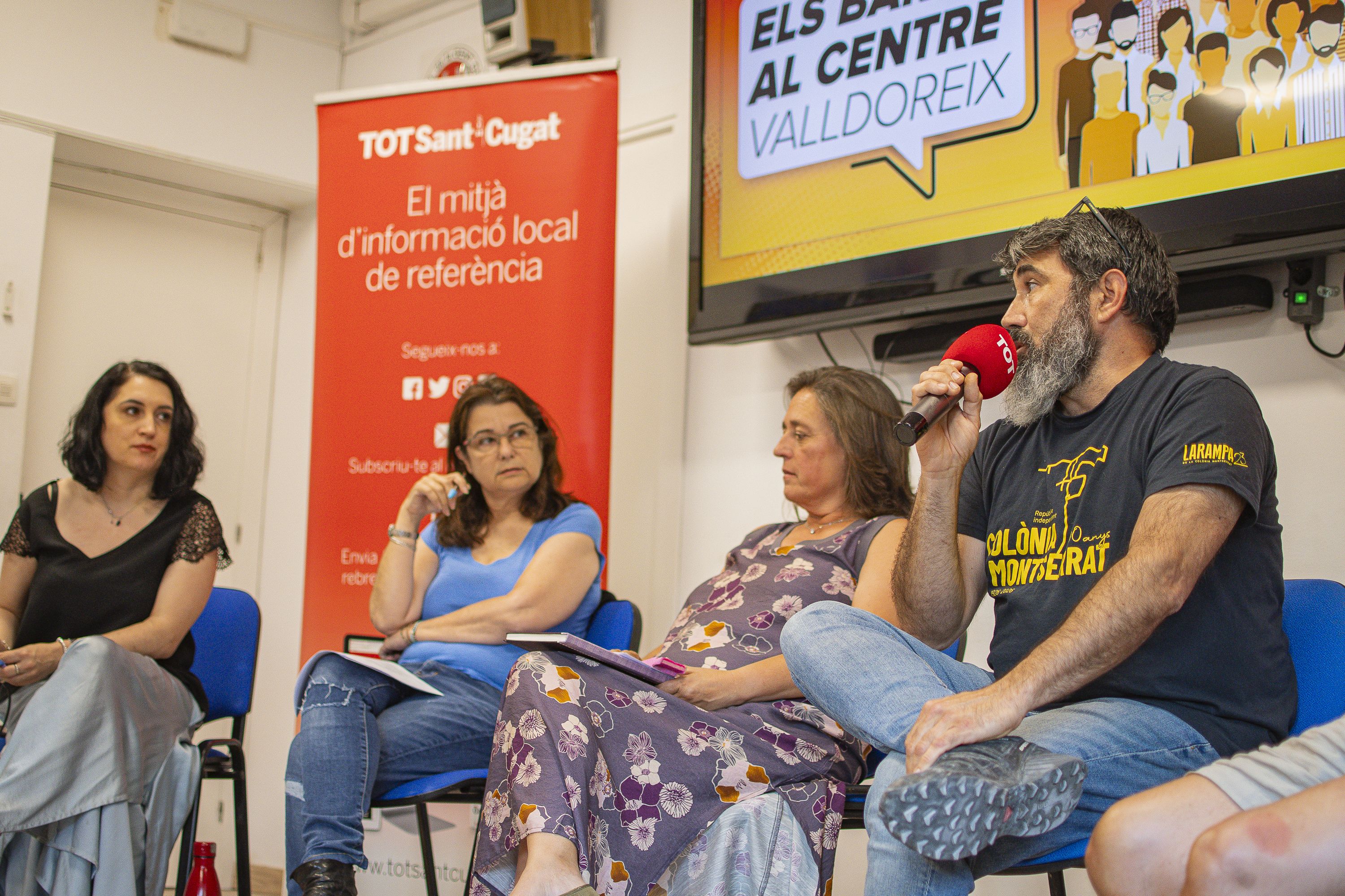 Els barris al centre a Valldoreix. FOTO. Pol Rodríguez (TOT Sant Cugat)