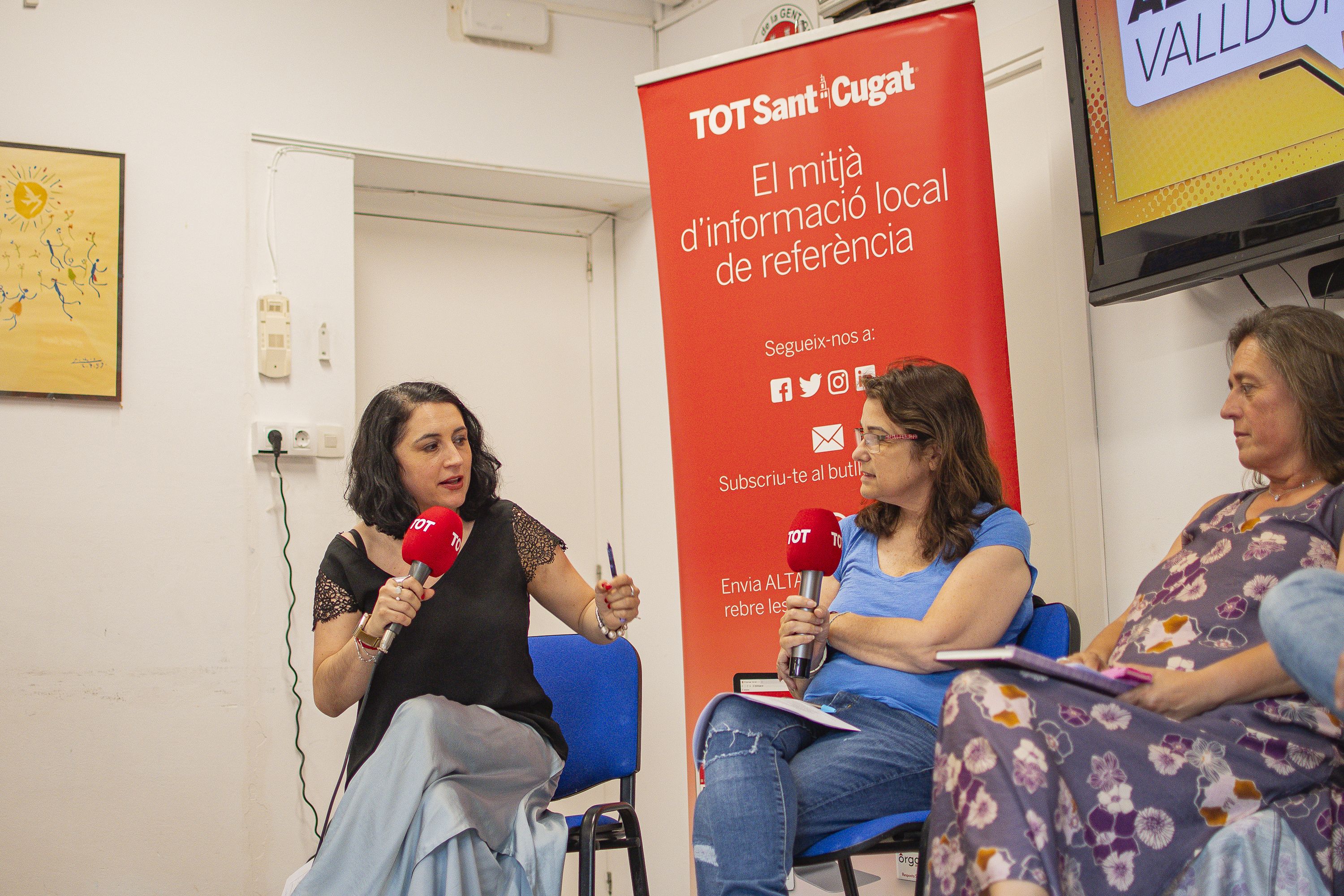 Els barris al centre a Valldoreix. FOTO. Pol Rodríguez (TOT Sant Cugat)