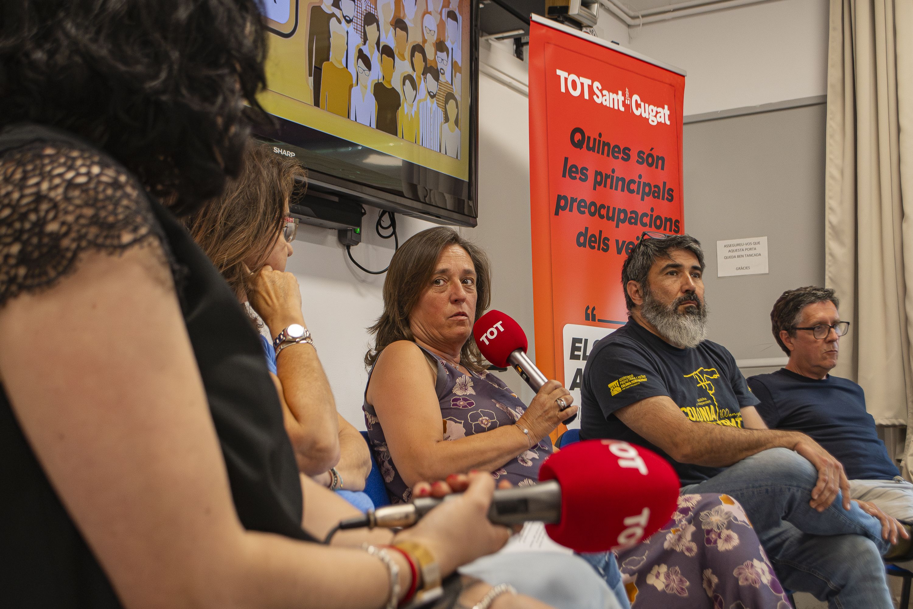 Els barris al centre a Valldoreix. FOTO. Pol Rodríguez (TOT Sant Cugat)