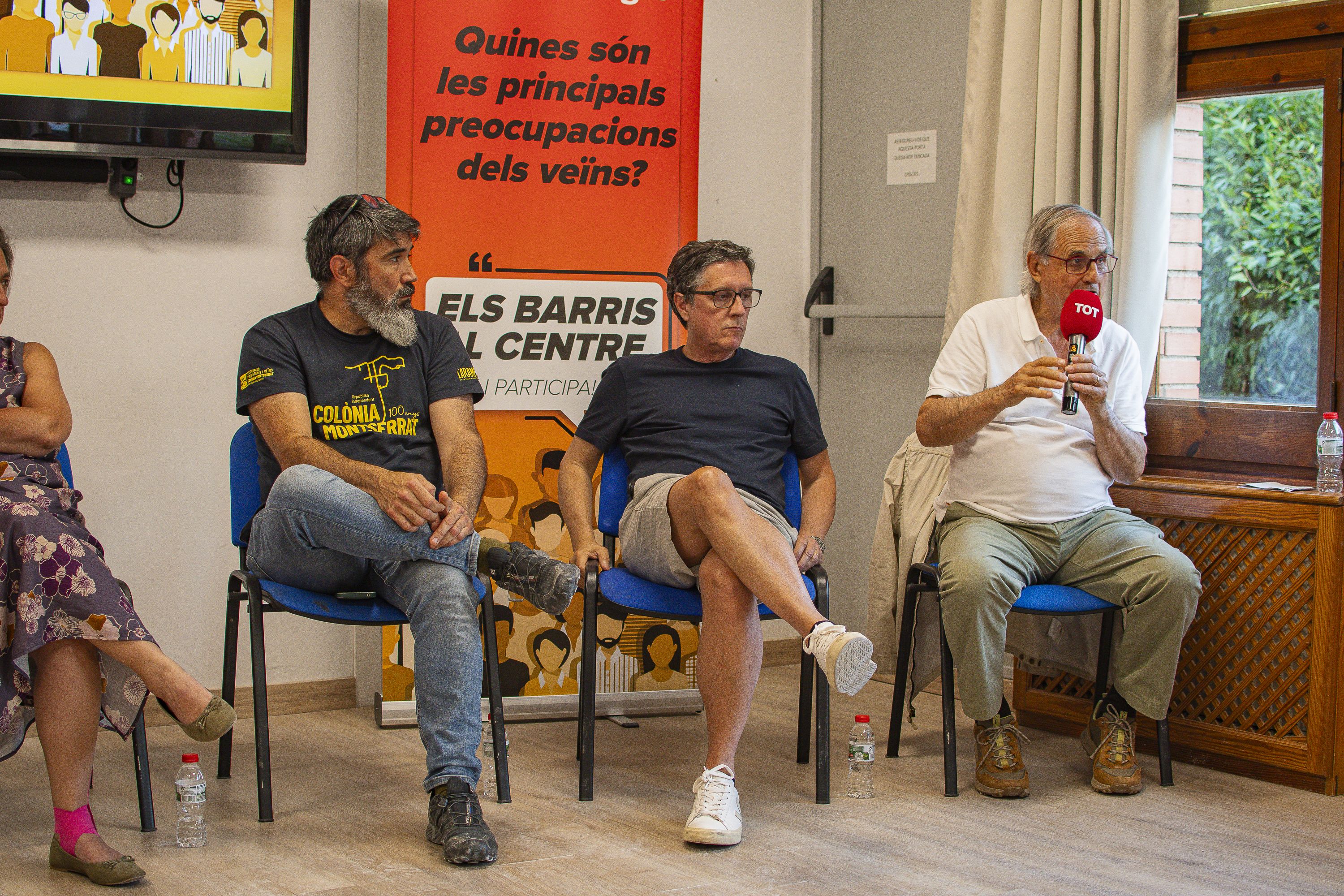 Els barris al centre a Valldoreix. FOTO. Pol Rodríguez (TOT Sant Cugat)