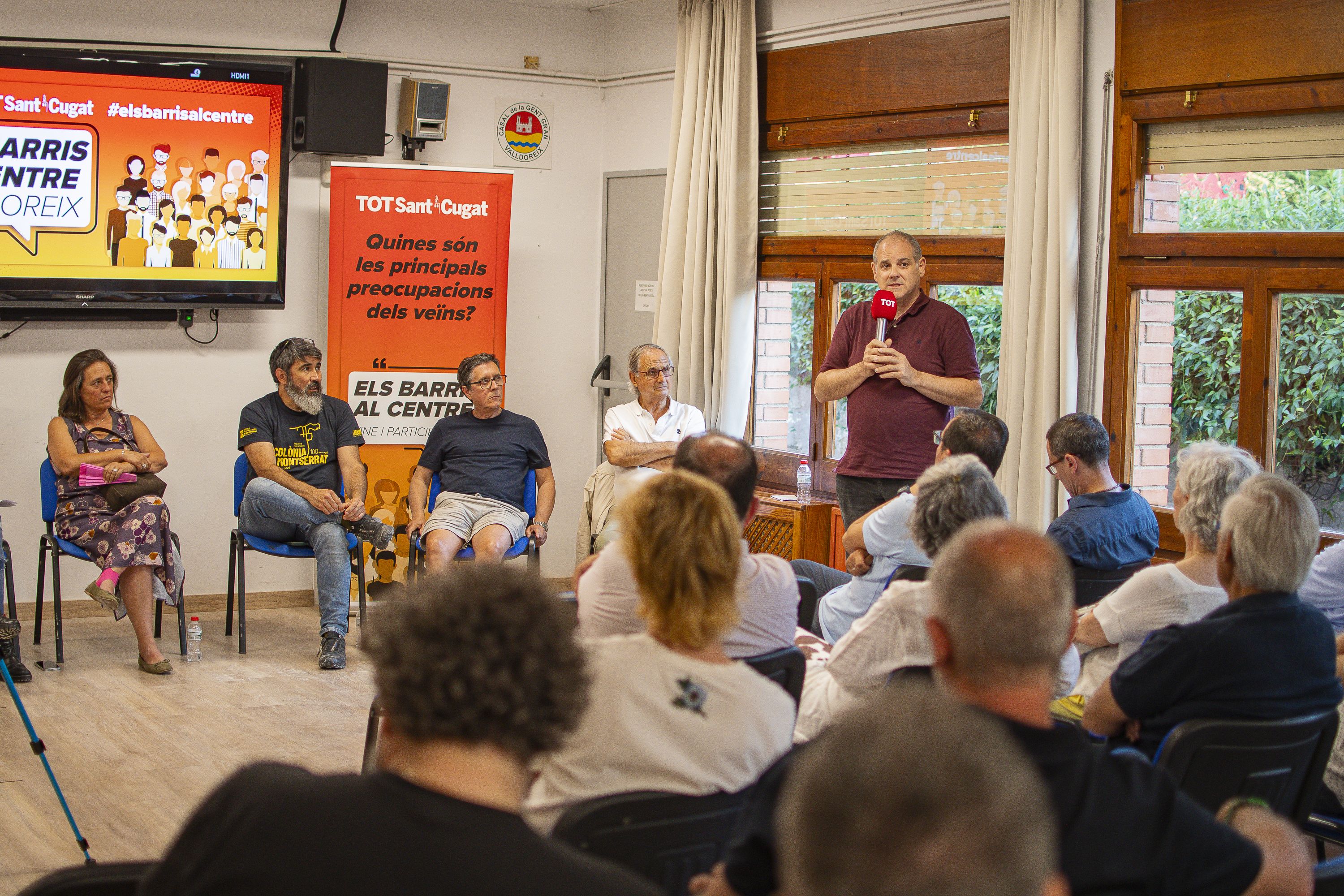 Els barris al centre a Valldoreix. FOTO. Pol Rodríguez (TOT Sant Cugat)